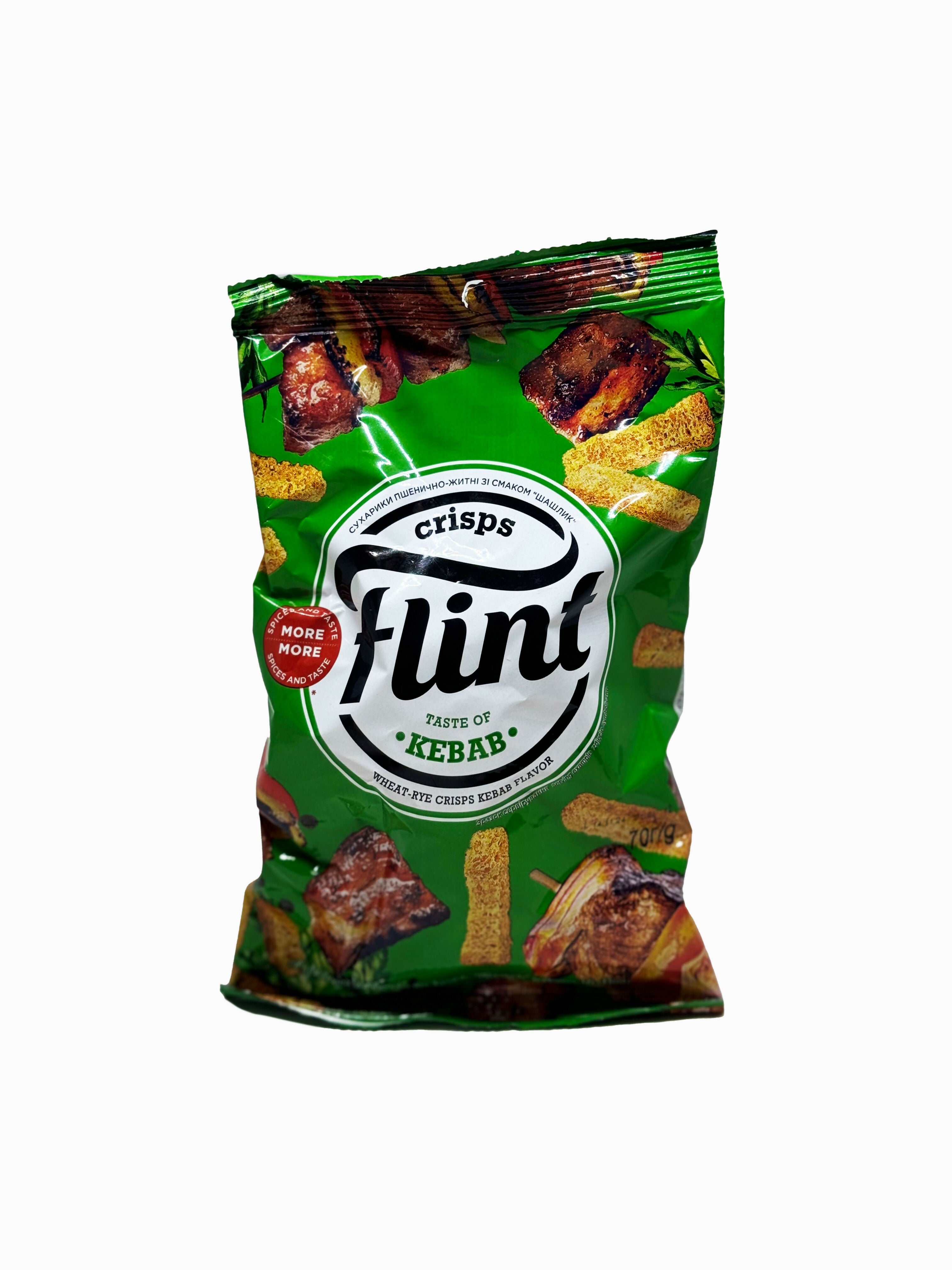 Croûtons saveur chachlyk, "Flint", 70 g