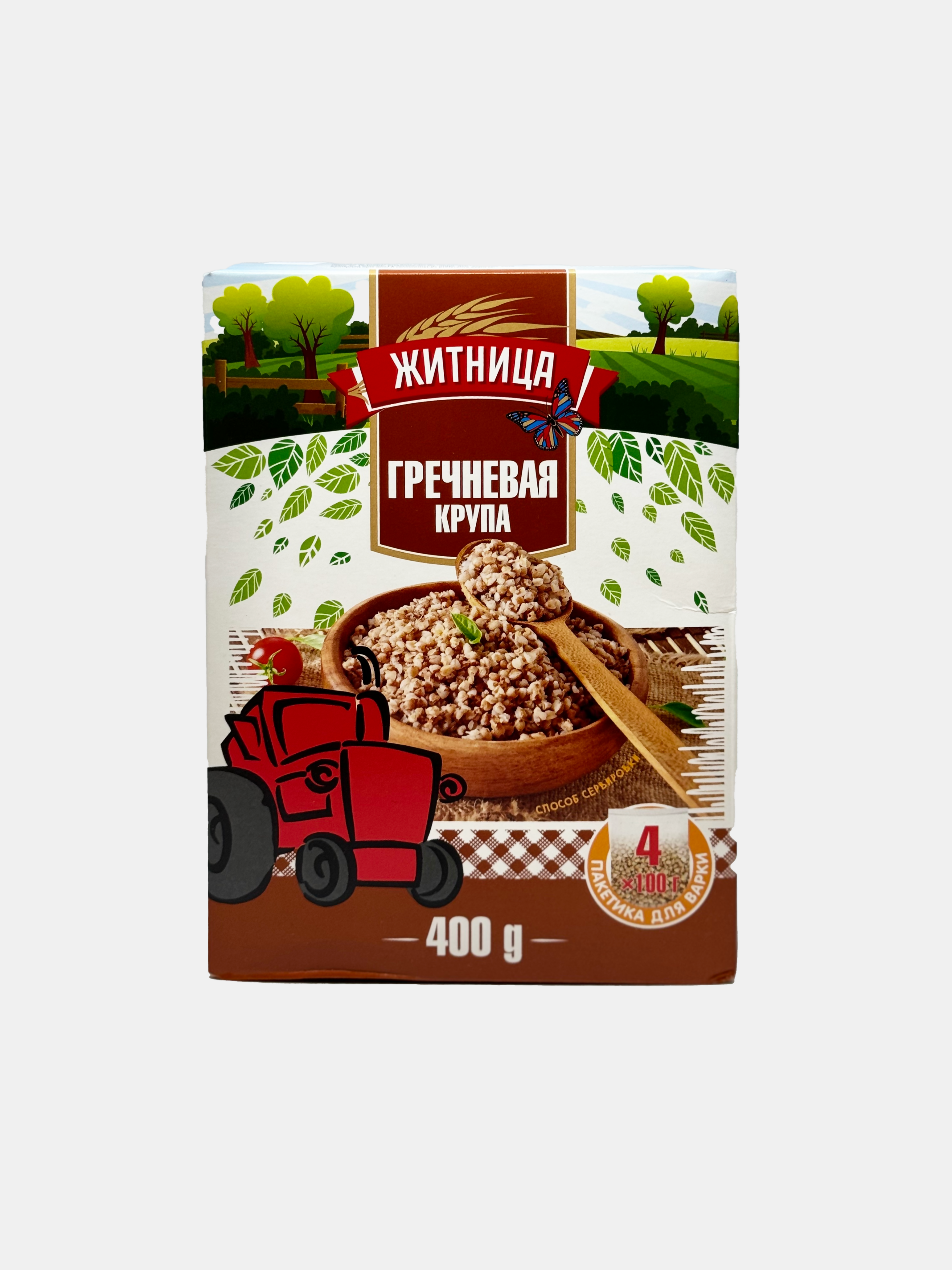 Sarrasin précuit, en sachets, "Zhitnica", 4x100 g