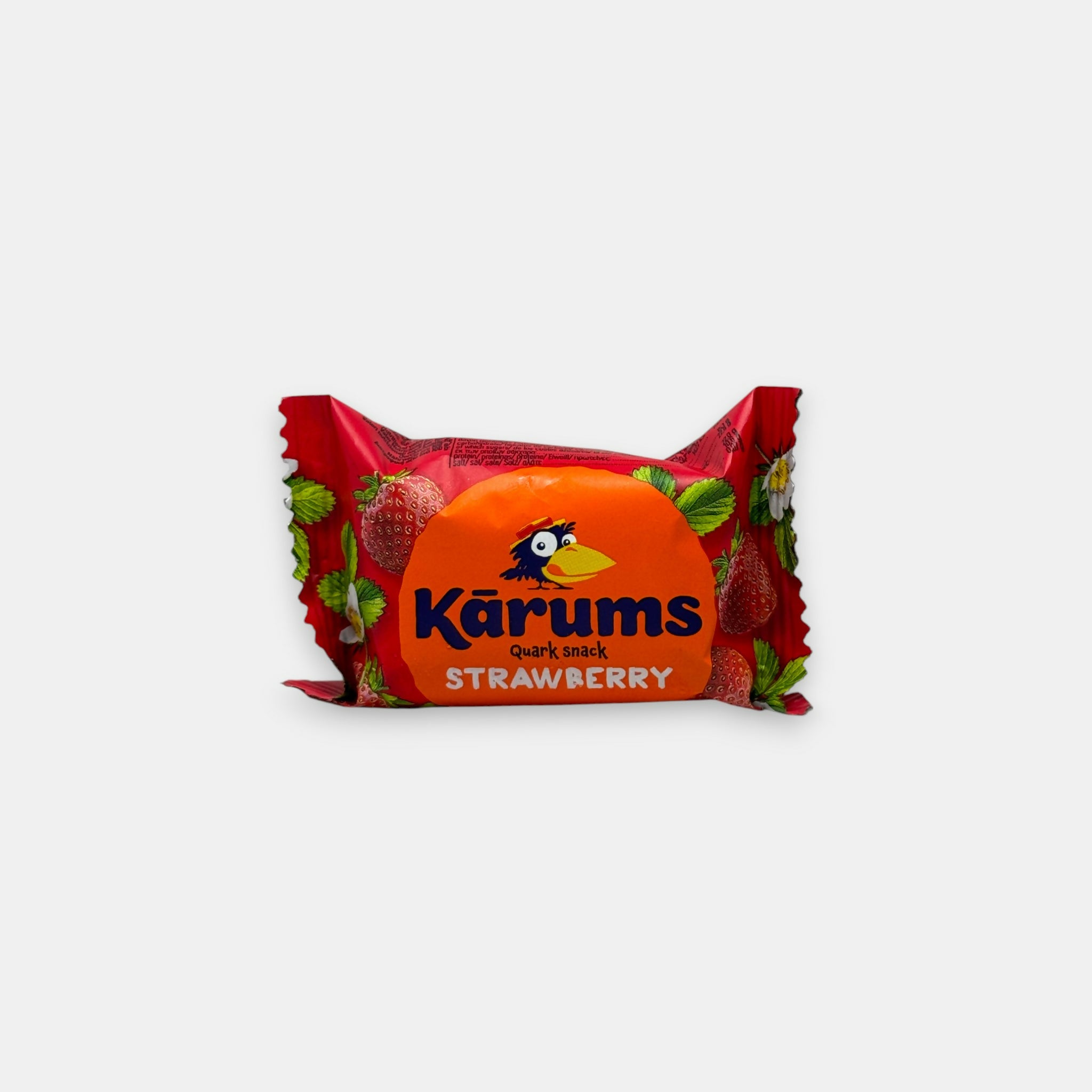 Barre au fromage frais, saveur fraise, surgelée, «Karums», 45 g