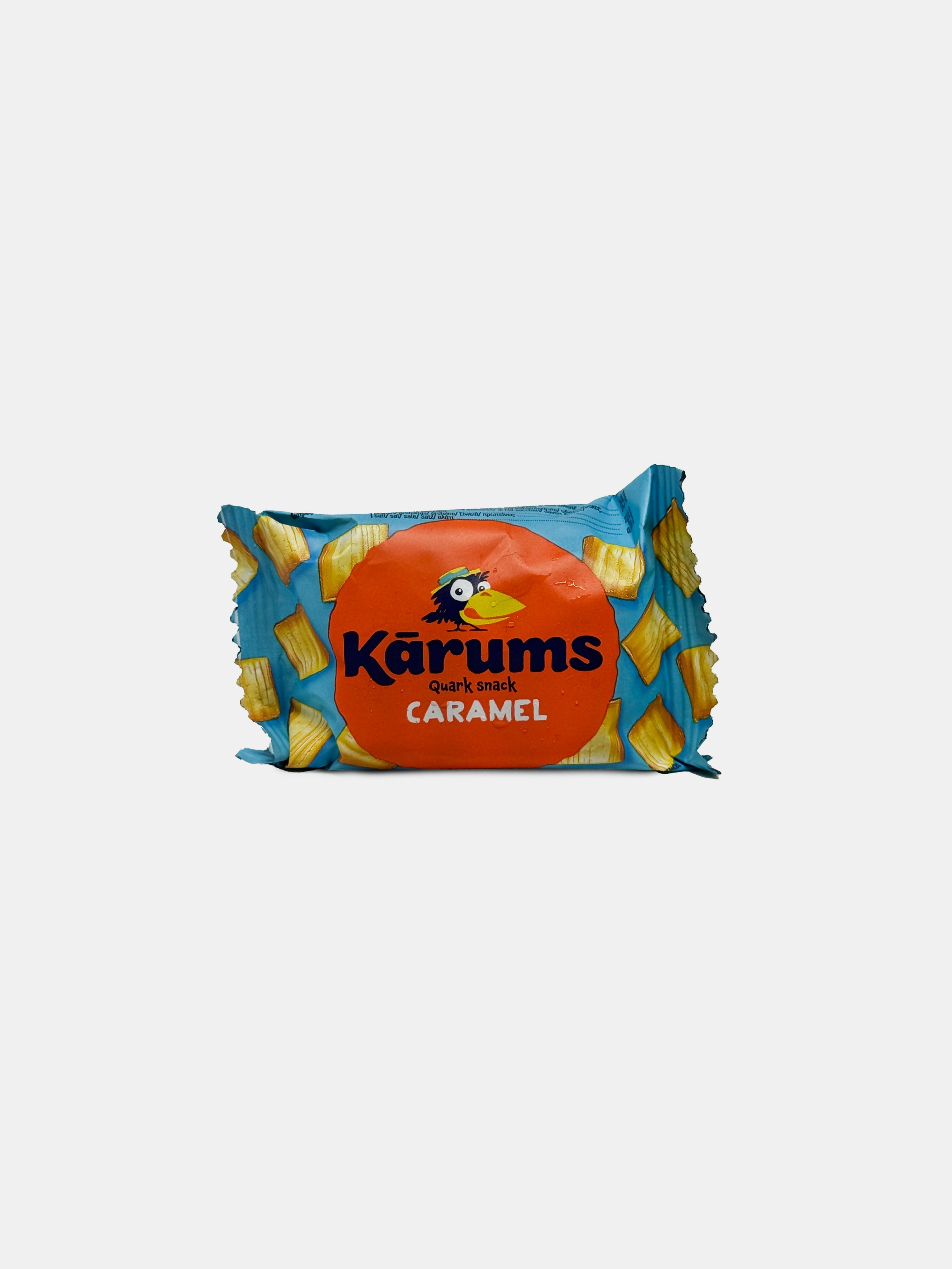 Barre au fromage frais, saveur caramel, surgelée, "Karums", 45 g