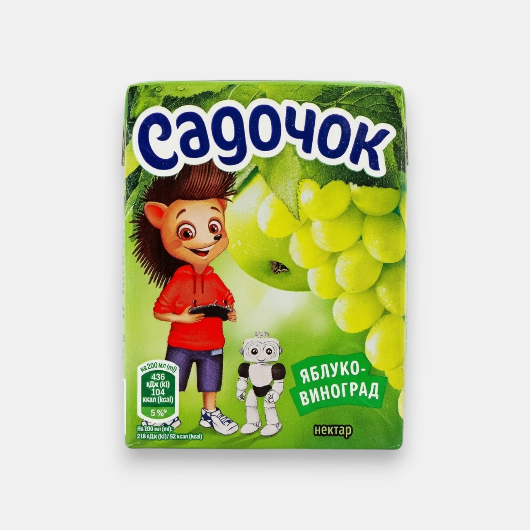 Jus pomme-raisin, «Sadochok», 200 ml