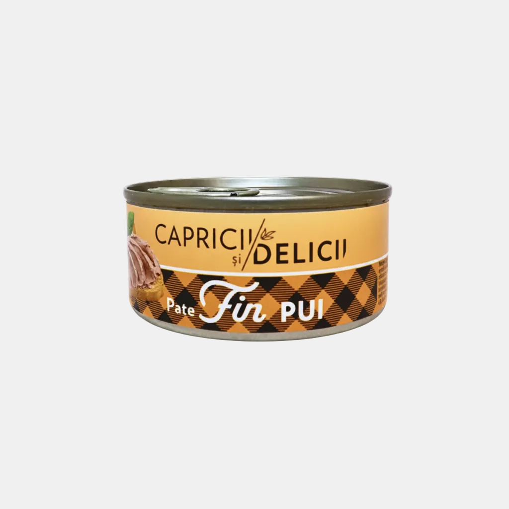 Pâté fin de poulet, "Capricii si Delicii", 120 g