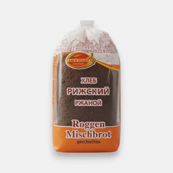 Pain de seigle de Riga tranché Lackmann 600 g, épicerie slave Paris