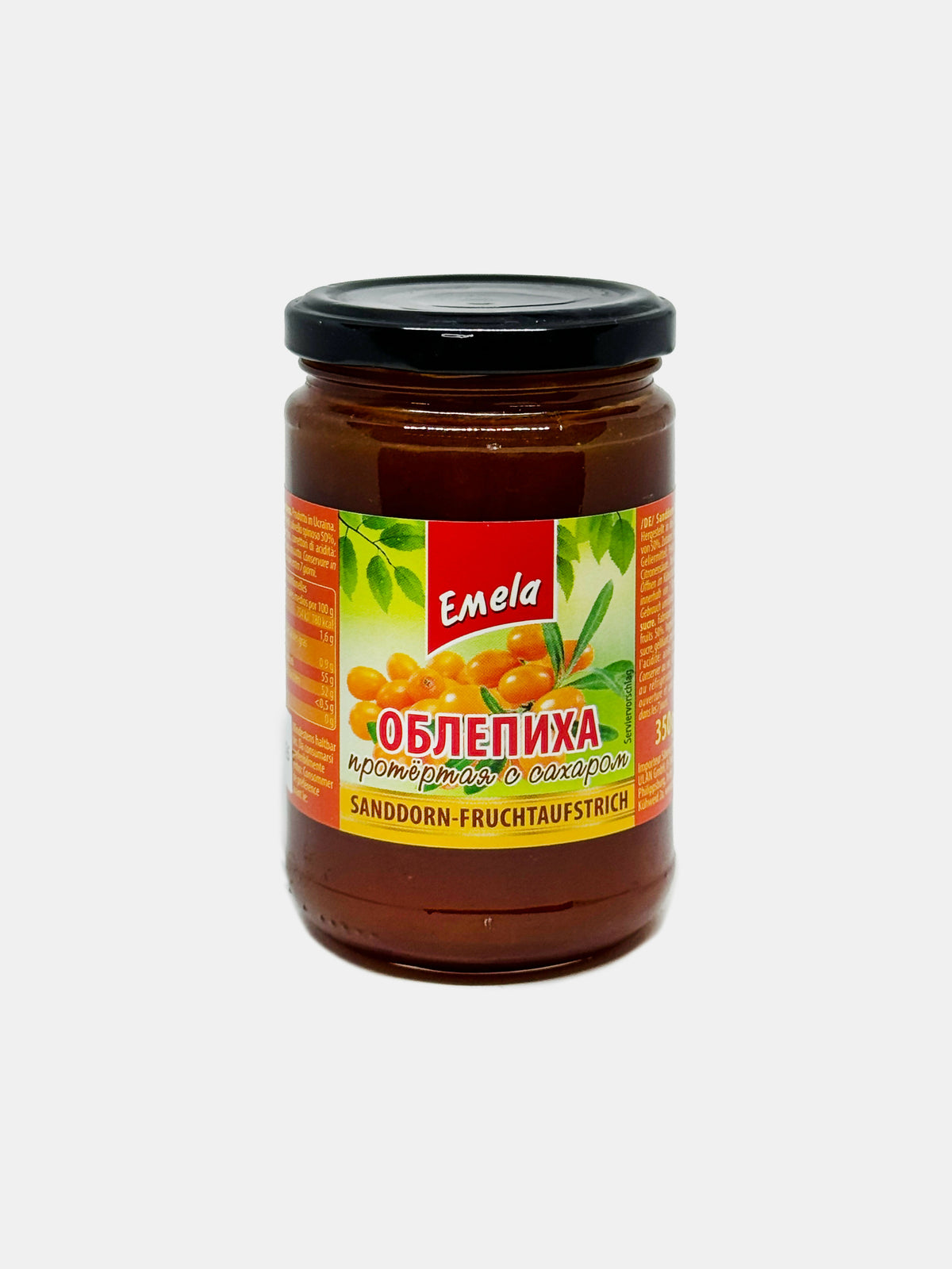 Argousier écrasé avec sucre, «Emela», 350 g