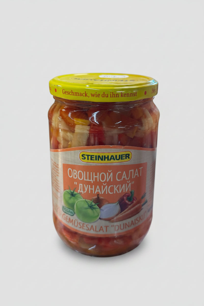 Bocal de salade de légumes Dunaisky «Steinhauer» 670 g, épicerie d'Europe de l'Est