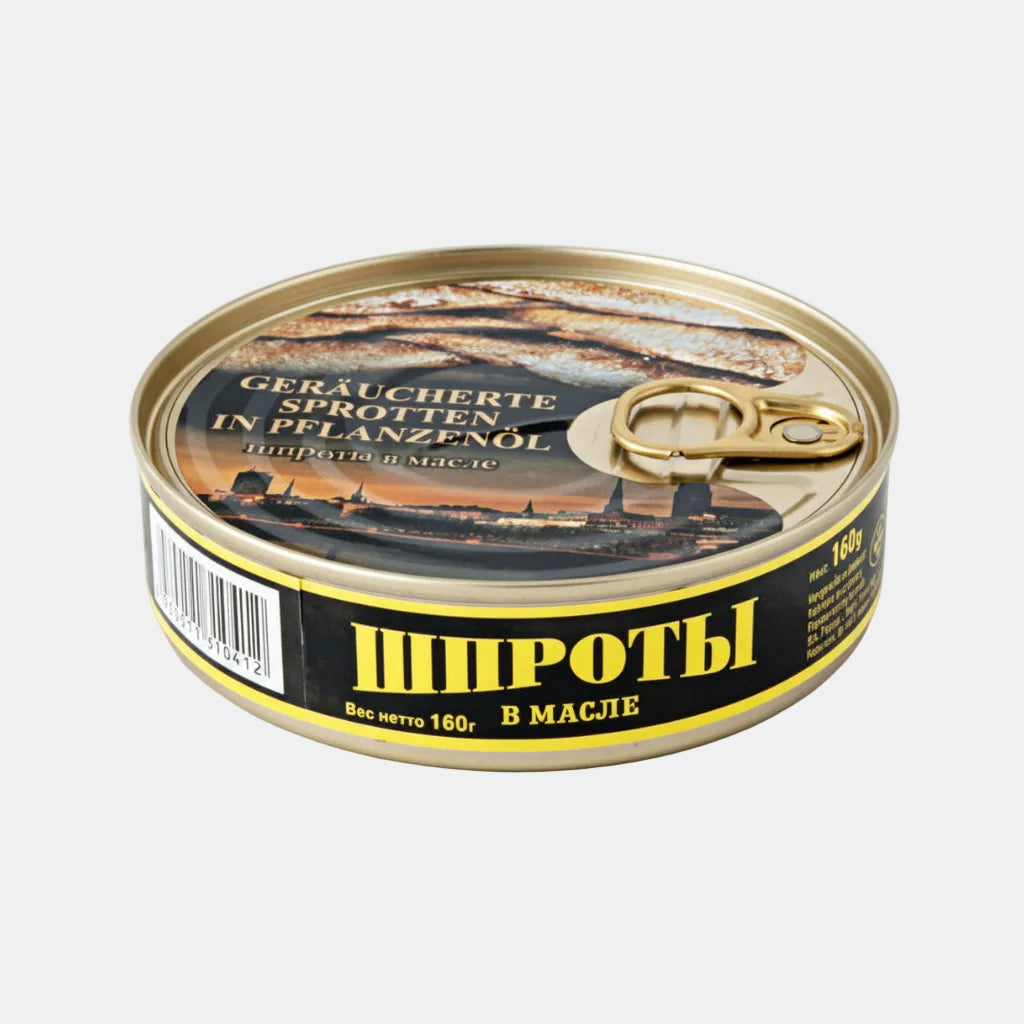 Sprats fumés à l'huile, "Monolith", 160 g
