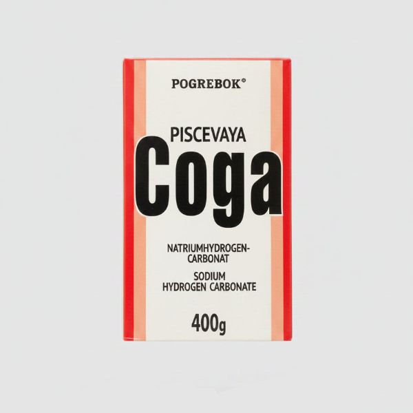 Boîte de bicarbonate de soude alimentaire Pogrebok 400 g, épicerie slave à Paris