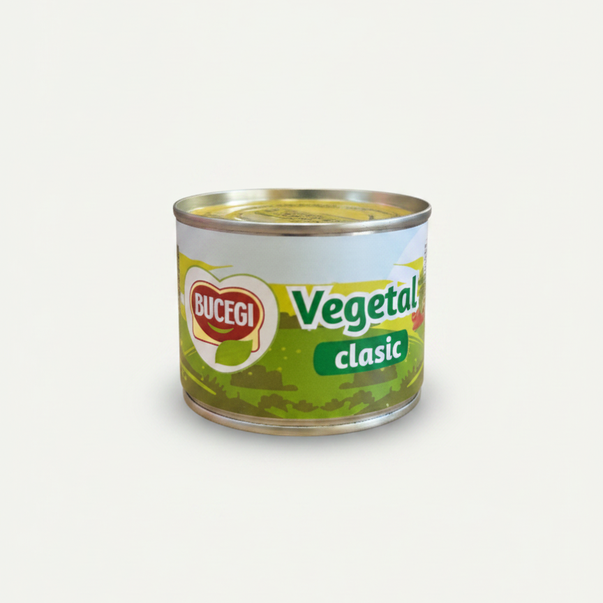 Boîte de pâté végétal Clasic Bucegi 200 g, épicerie slave en ligne Pomo.bio