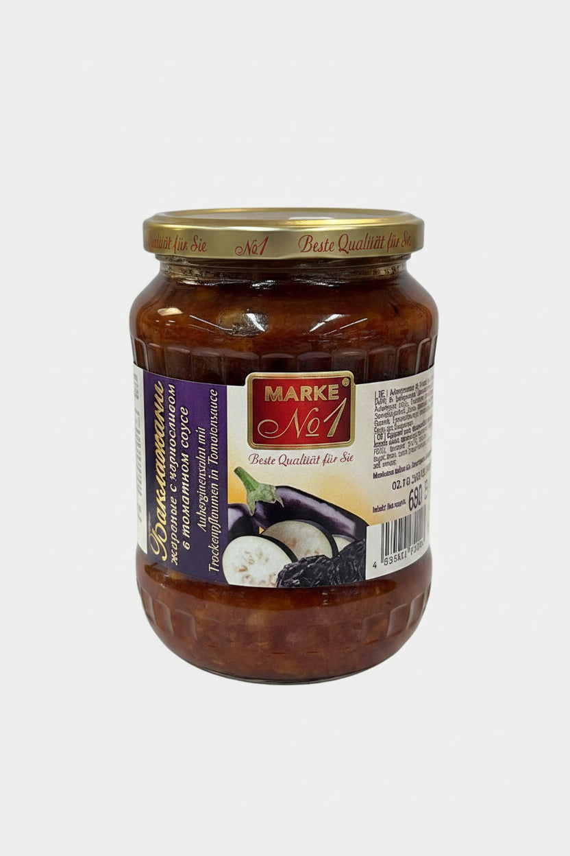 Bocal de salade d'aubergines «Marke 1» 680 g, épicerie slave en ligne