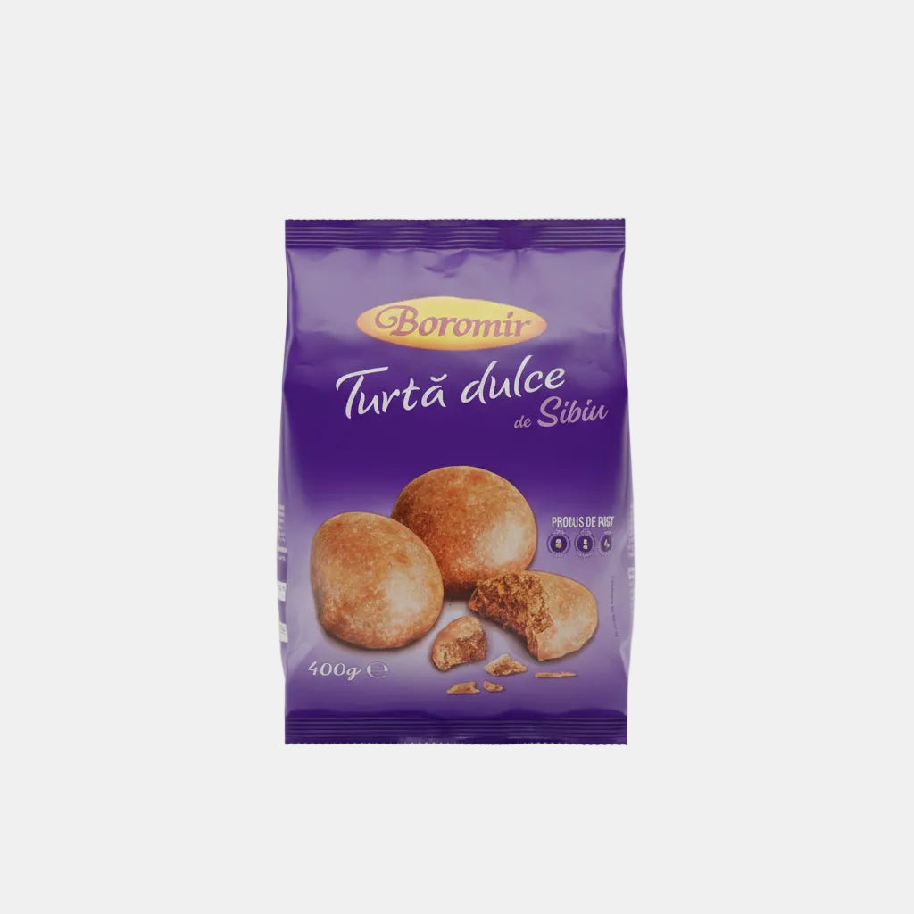 Pain d'épices de Sibiu Boromir 400 g, spécialité roumaine, épicerie d'Europe de l'Est