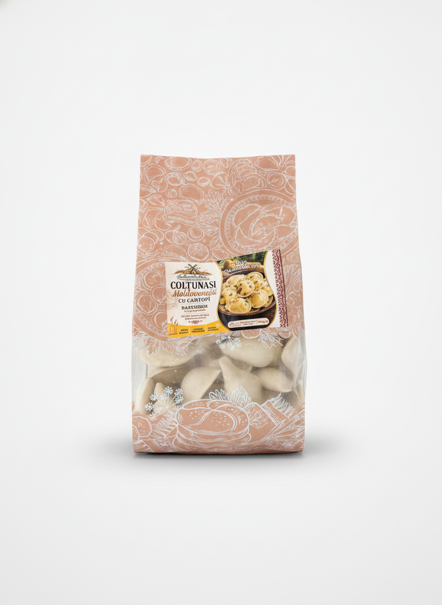 Paquet de varéniks moldaves à la pomme de terre surgelés Balkanika Delice 900 g, épicerie slave