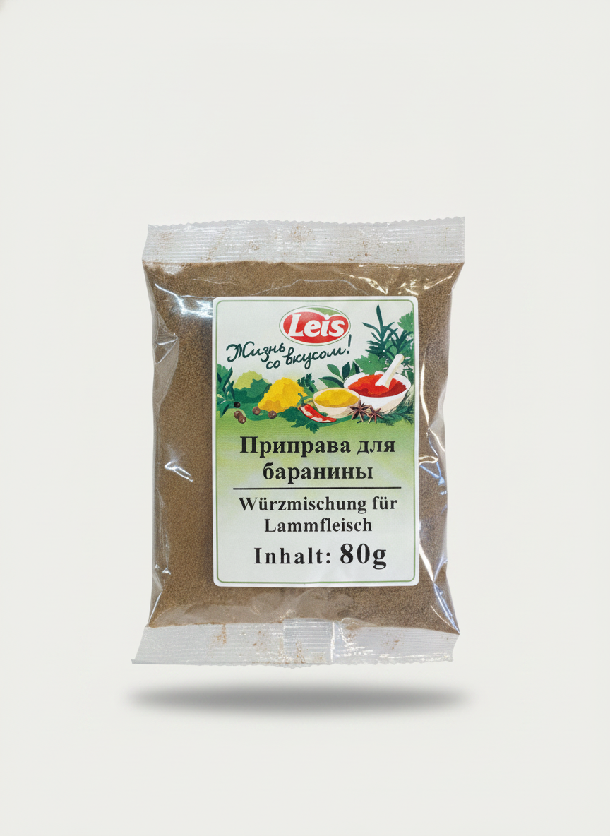 Sachet de mélange d'épices Leis pour agneau 80 g, épicerie slave