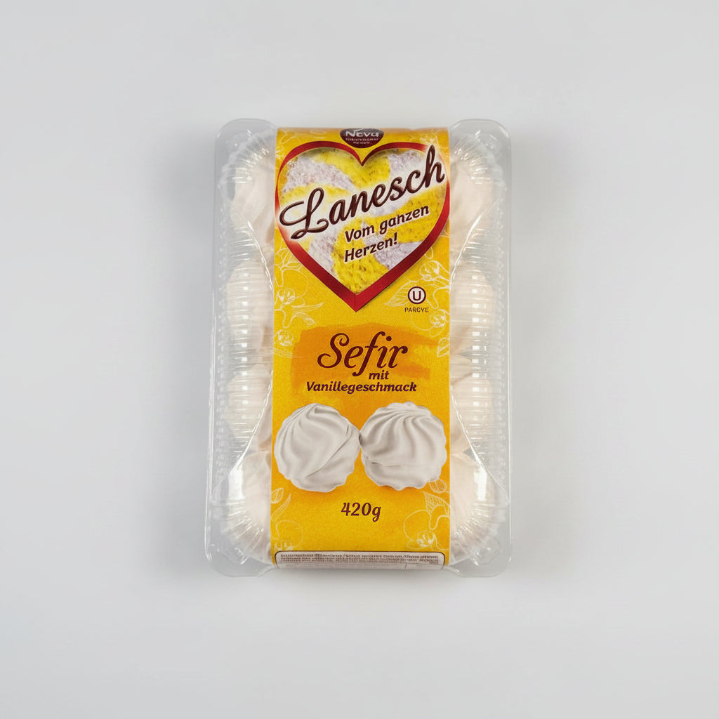 Guimauve à la vanille Lanesch 420 g, produits d'Europe de l'Est, épicerie slave en ligne
