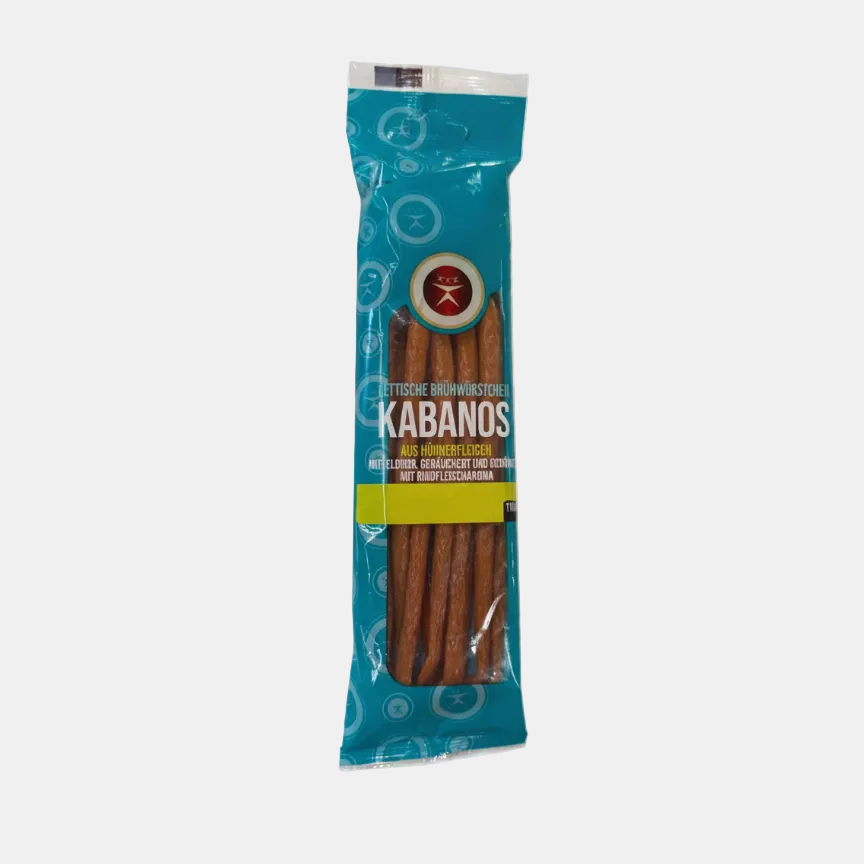 Saucisses kabanos au poulet fumés et séchés Monolit 110 g, épicerie slave