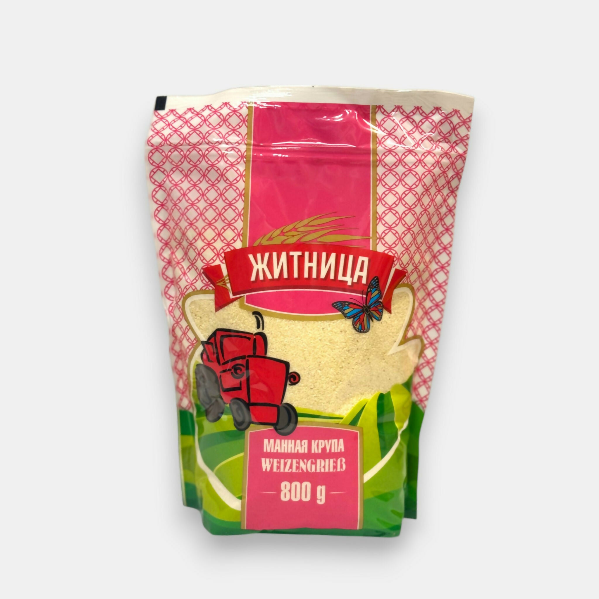 Paquet de semoule de blé «Zhitnitsa» 800 g, produit d'Europe de l'Est, épicerie slave en ligne