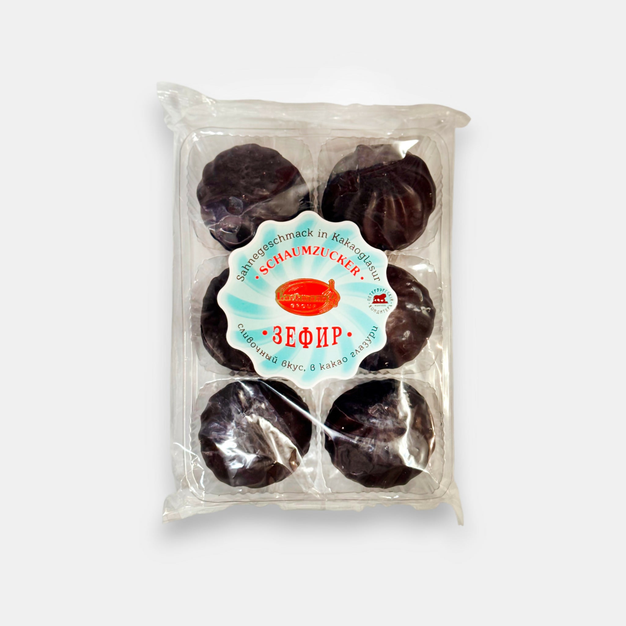 Zefir Lackmann 390 g enrobé de chocolat, guimauve aérienne et fondante – confiserie d’Europe de l’Est, épicerie russe à Paris Pomo.bio, livraison rapide