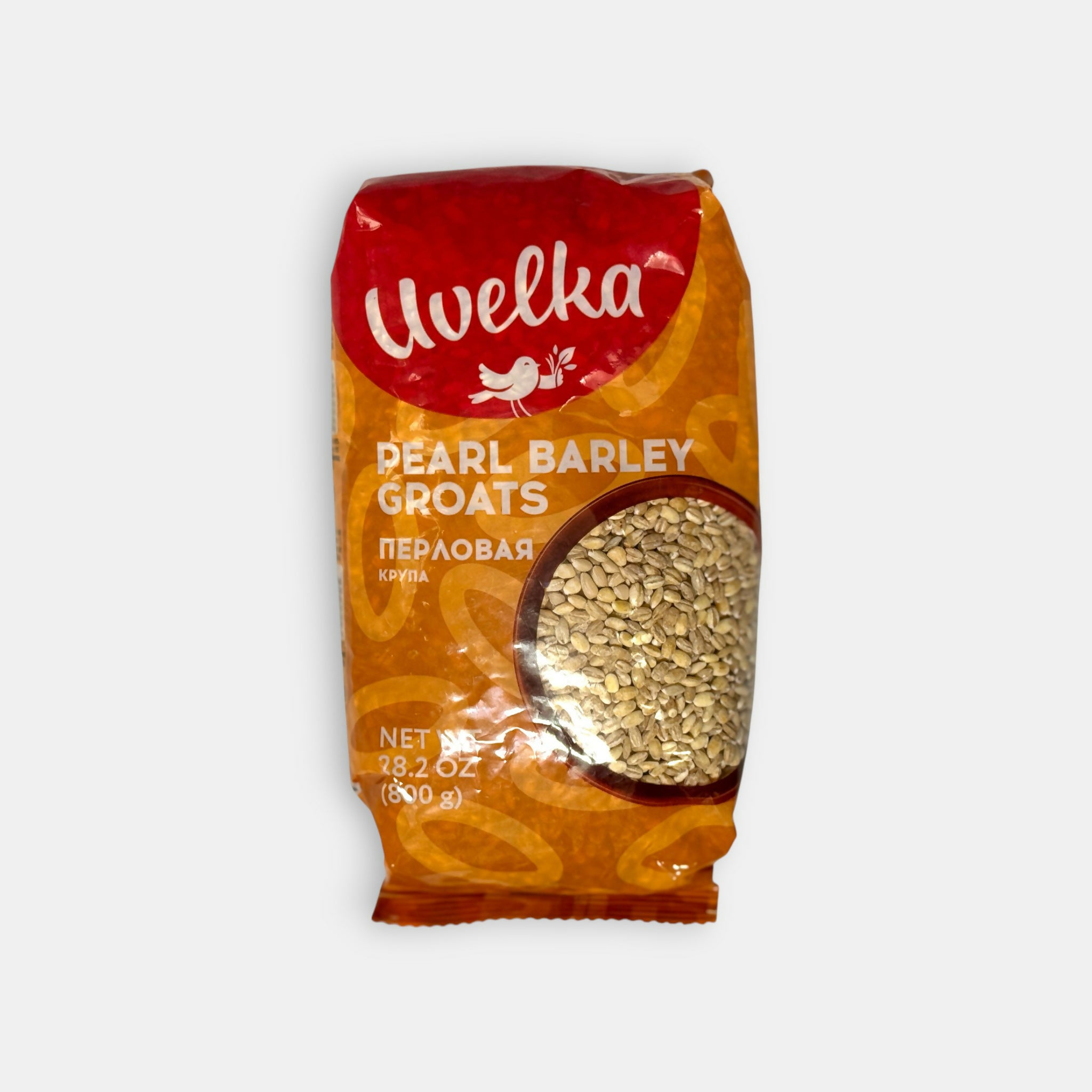 Sachet d’orge perlée de qualité, vue de face, produit d’épicerie slave à Paris — livraison rapide Pomo.bio.