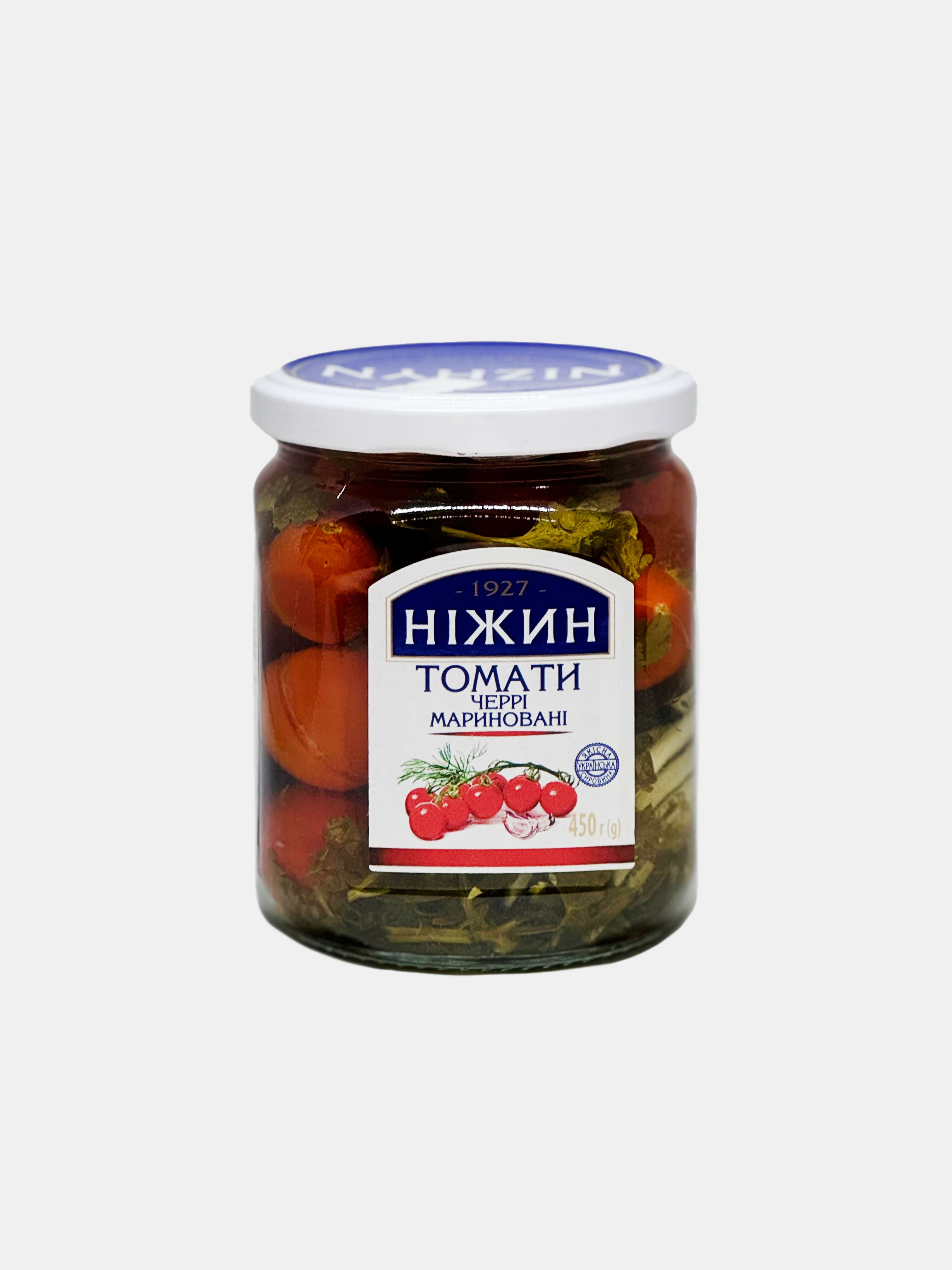 Tomates cerises marinées «Nezhin», 450 g
