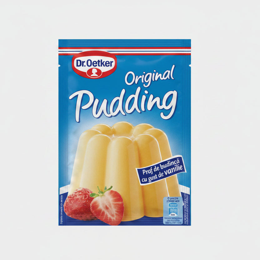 Sachet de pudding à la vanille Dr.Oetker 40 g, préparation pour dessert, épicerie d'Europe de l'Est