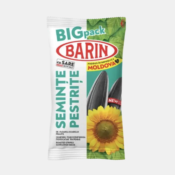 Graines de tournesol grises striées «Barin» 150 g, épicerie slave à Paris