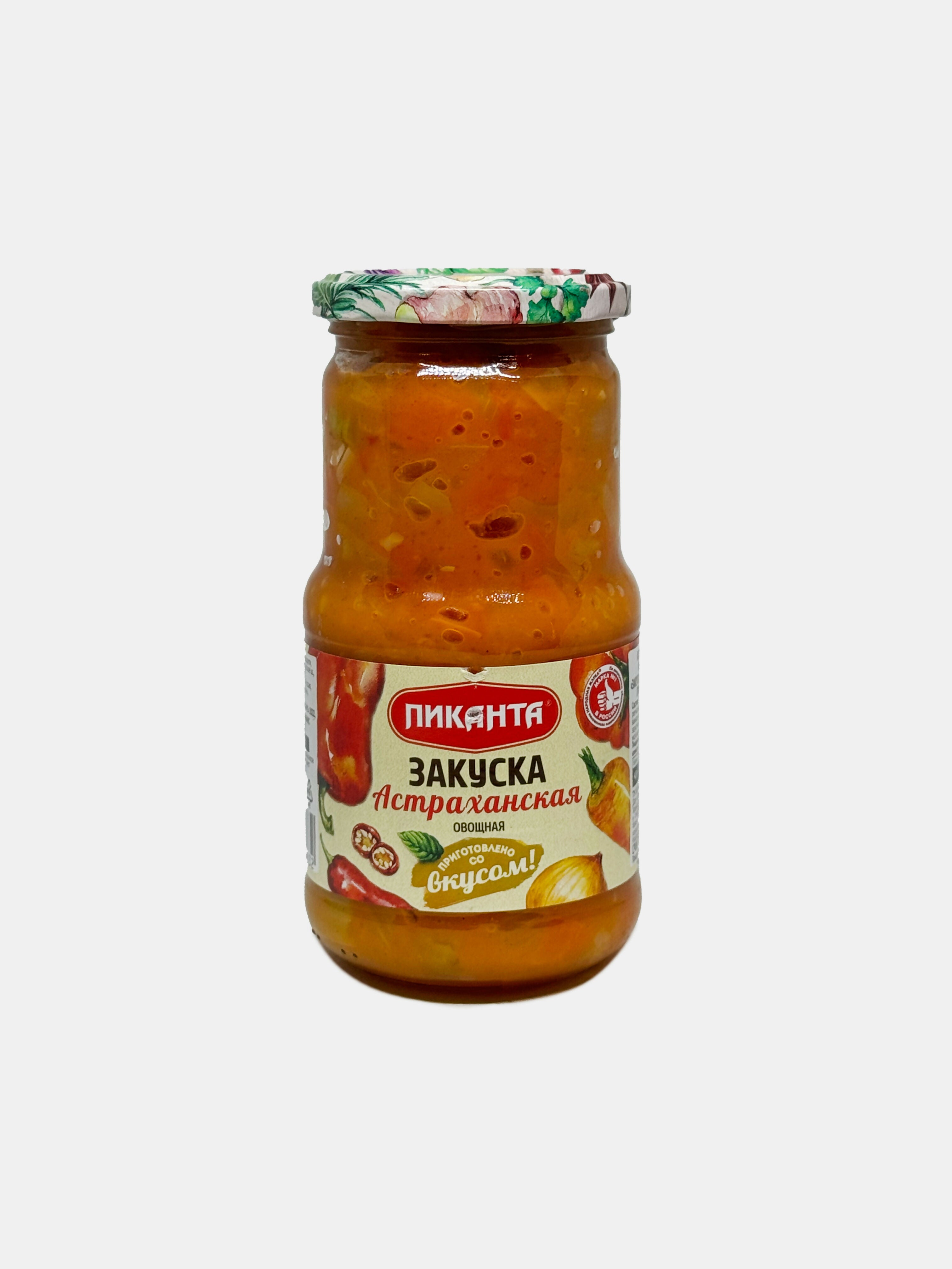 Hors-d'œuvre «Astrakhanskaya aux légumes», «Pikanta», 460 g