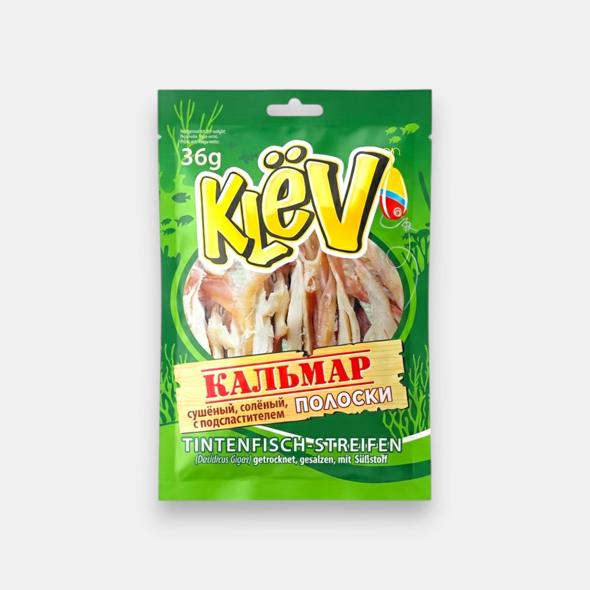 Calmar séché en bandes, «Klёv», 36 g