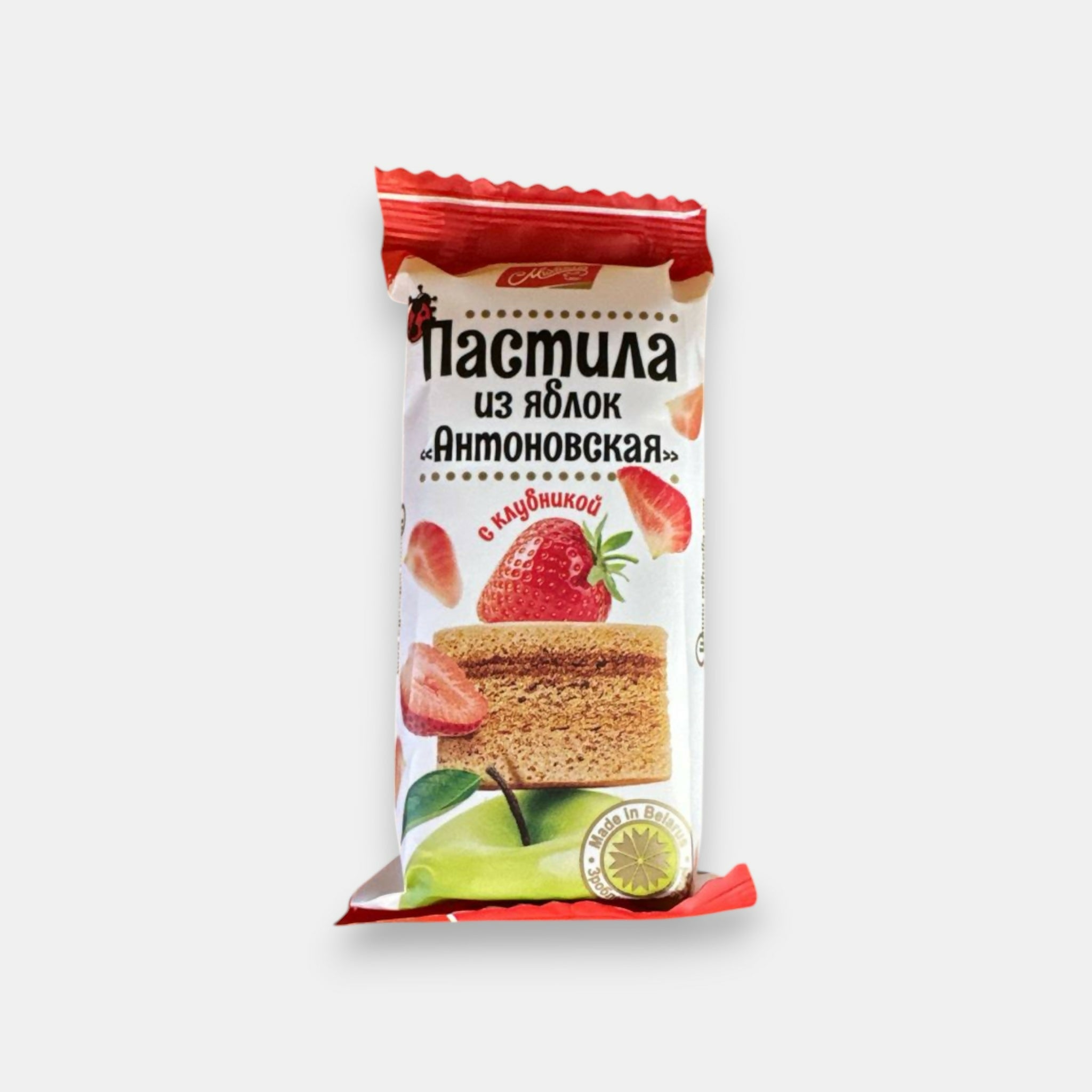 Pastilla de fruits aux pommes Antonovka à la fraise, « Mikhaela », 35 g