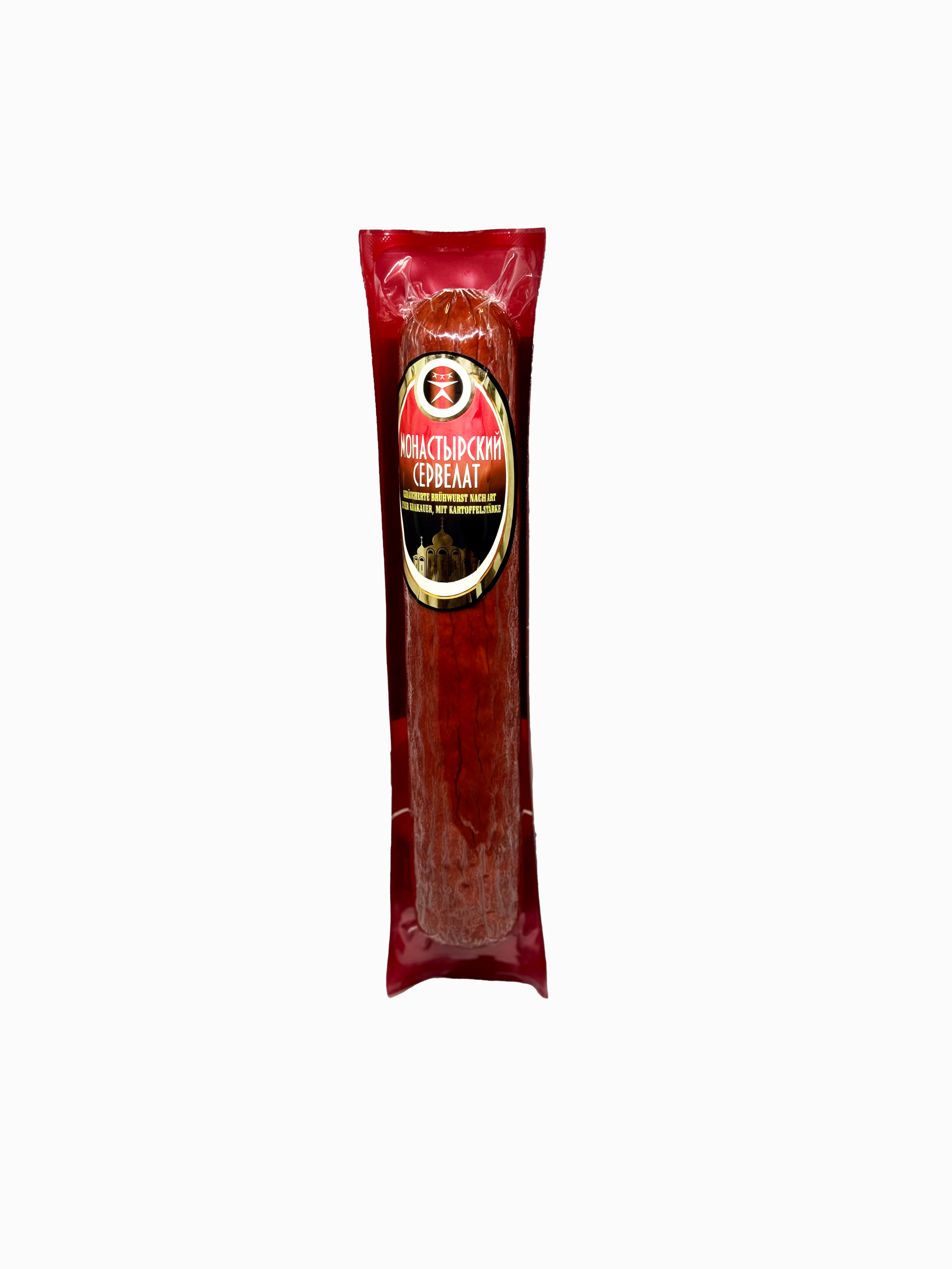 Saucisson fumé "Monastyrskij servelat", "Monolith", 400 g
