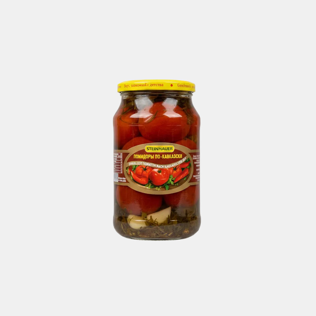 Bocal de tomates marinées du Caucase Steinhauer 850 ml, épicerie d'Europe de l'Est à Nice