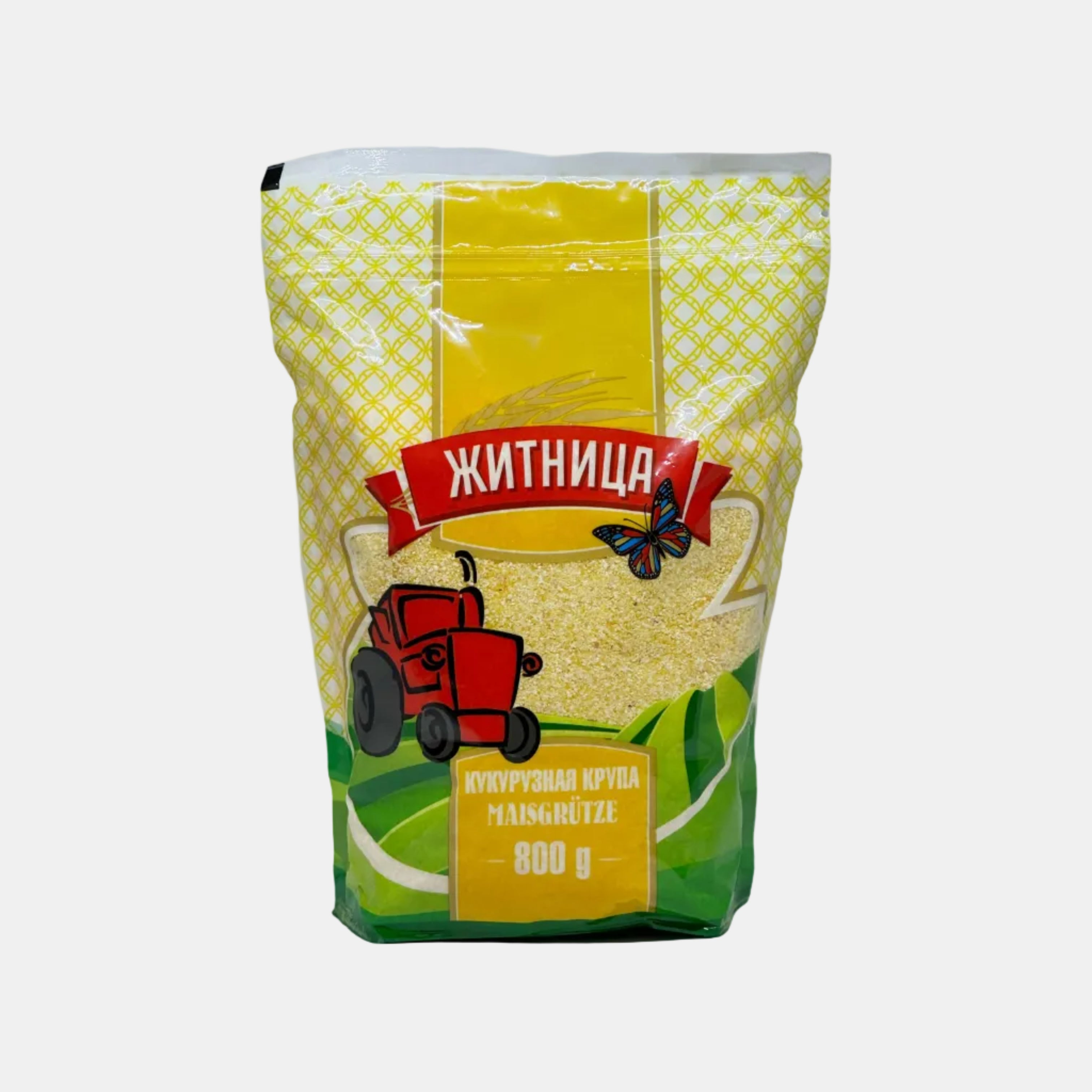 Semoule de maïs Zhitnitsa 800 g, épicerie d'Europe de l'Est, céréales pour polenta et bouillie