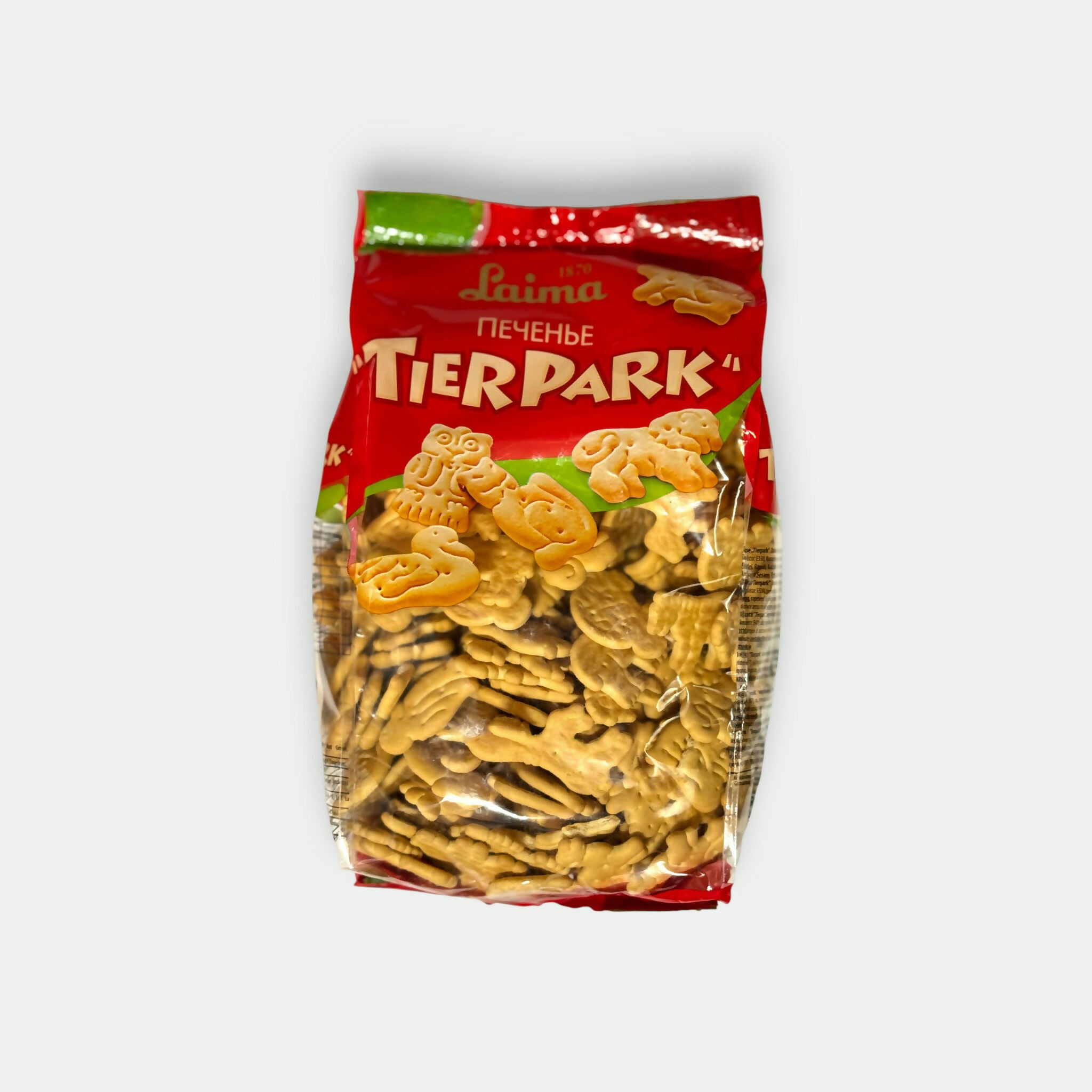 Biscuits Tierpark Laima 500 g en forme d'animaux, épicerie d'Europe de l'Est