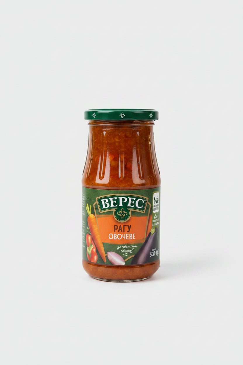 Conserve de ragoût de légumes «Veres» 500 g, produits d'Europe de l'Est, épicerie slave en ligne