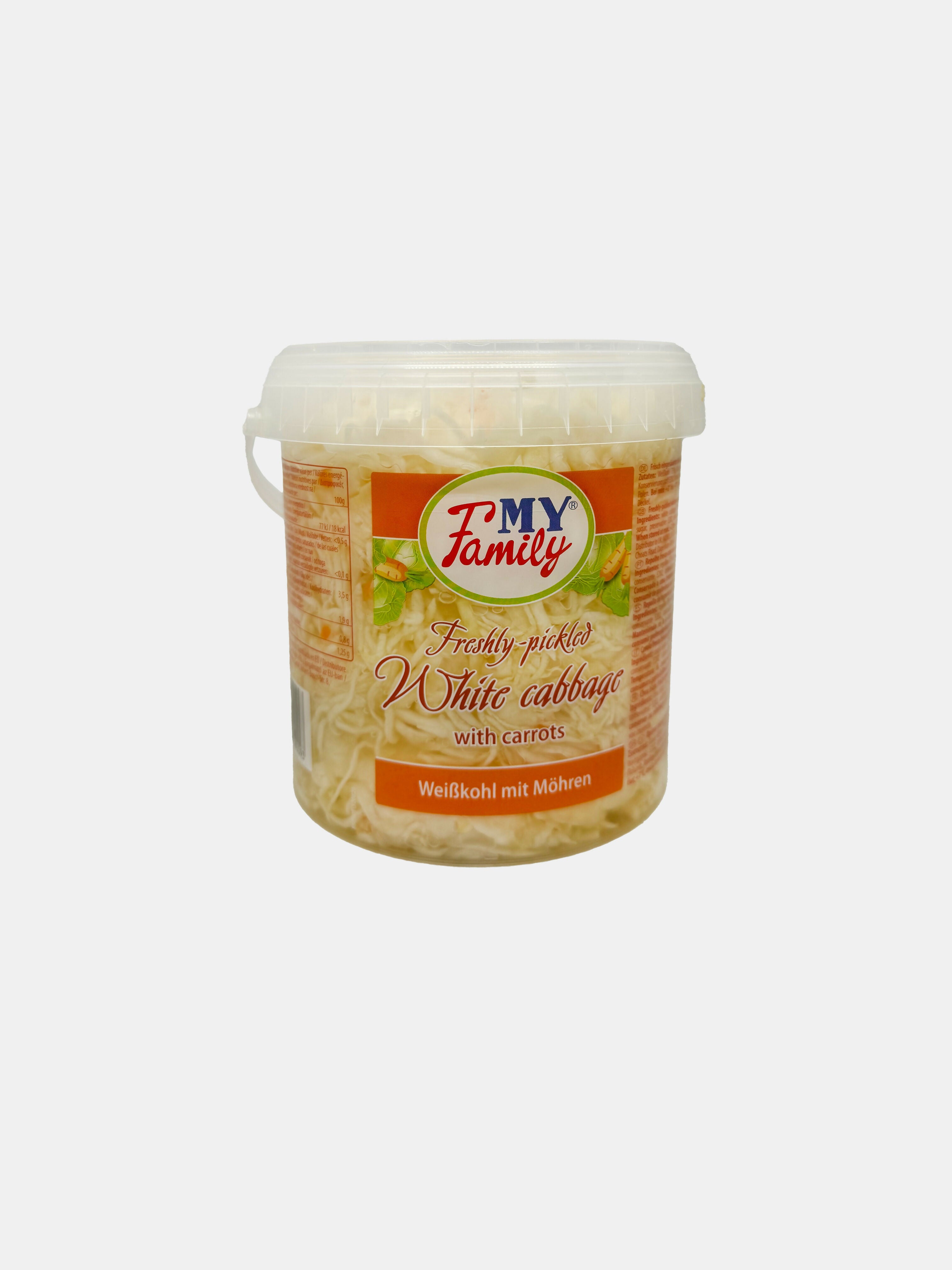 Chou légèrement salé avec carottes ("malosolnaya"), "Moya Semya", 900 g