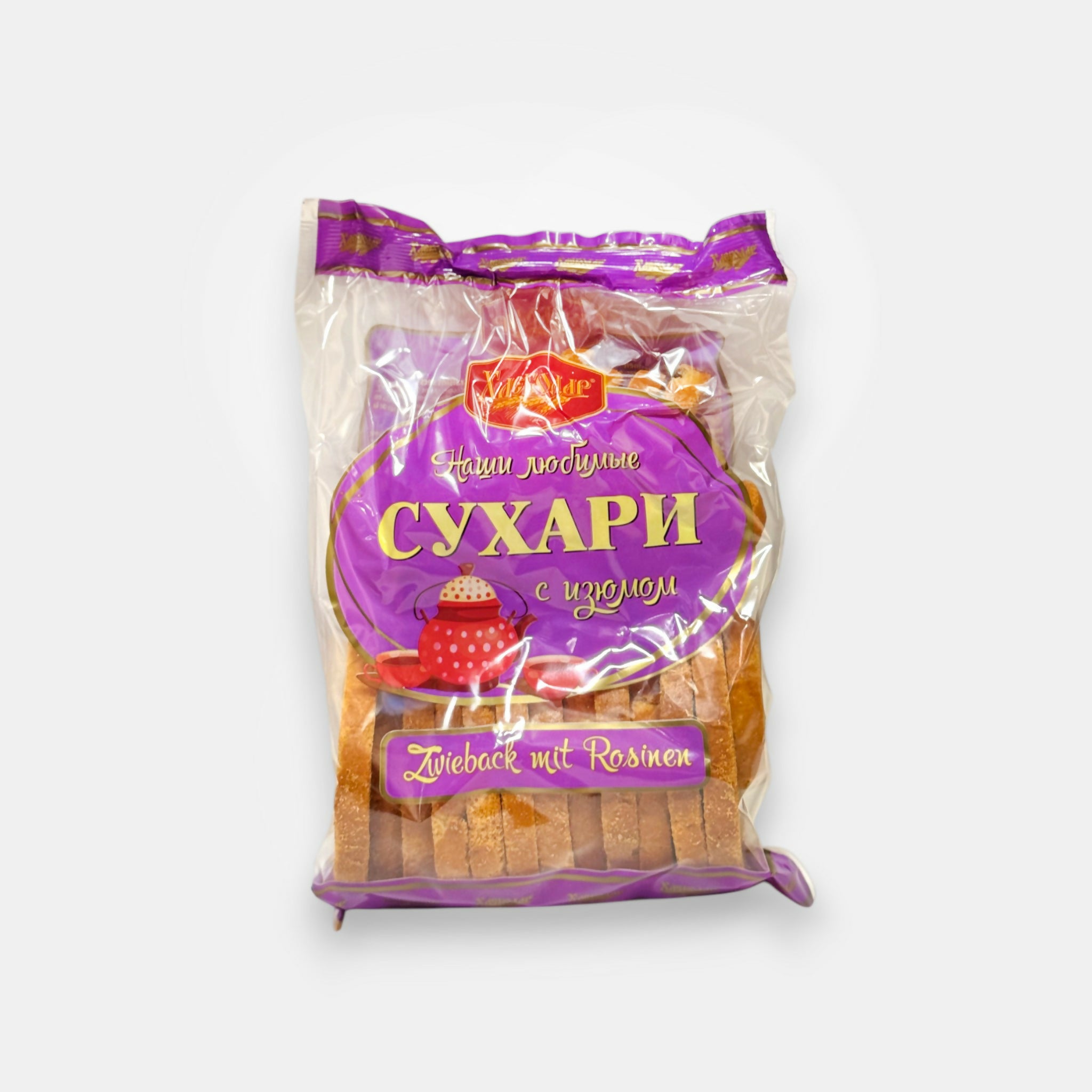 Biscottes aux raisins secs, «Khlebodar», 300 g