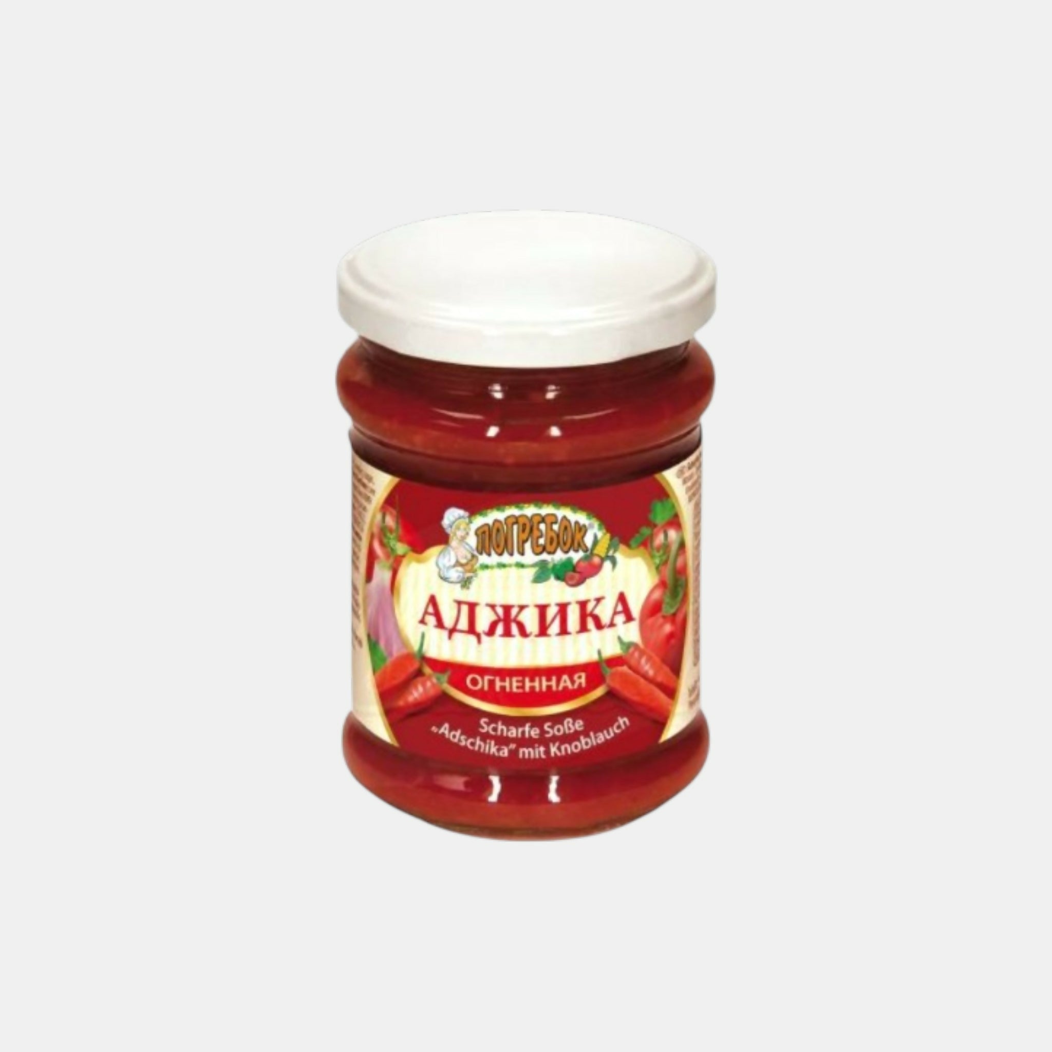 Adjika piquante à l’ail «Ognennaya», «Pogrebok», 255 g