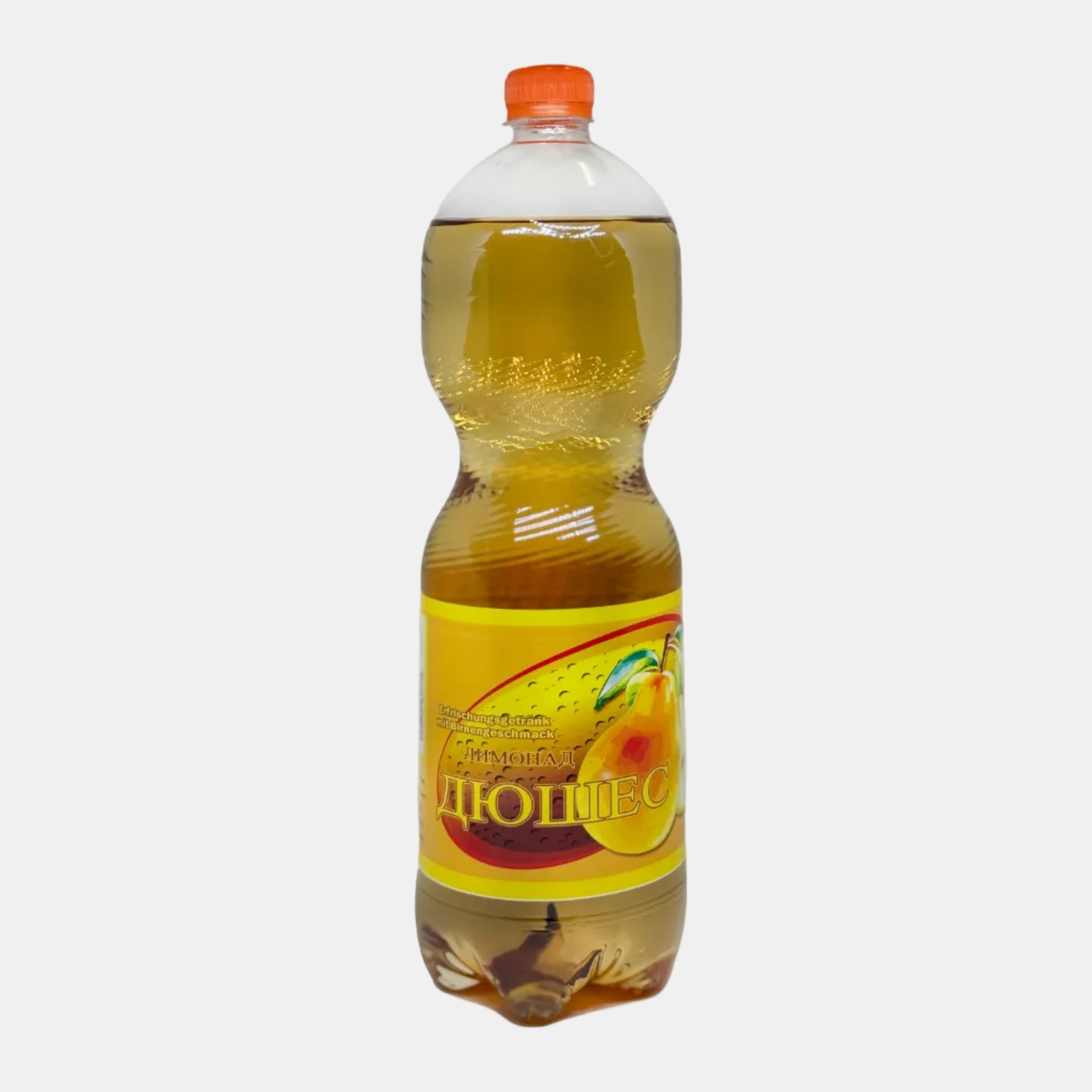 Bouteille de soda Dyushes Monolith 1.5 l, limonade pétillante goût poire, épicerie d'Europe de l'Est