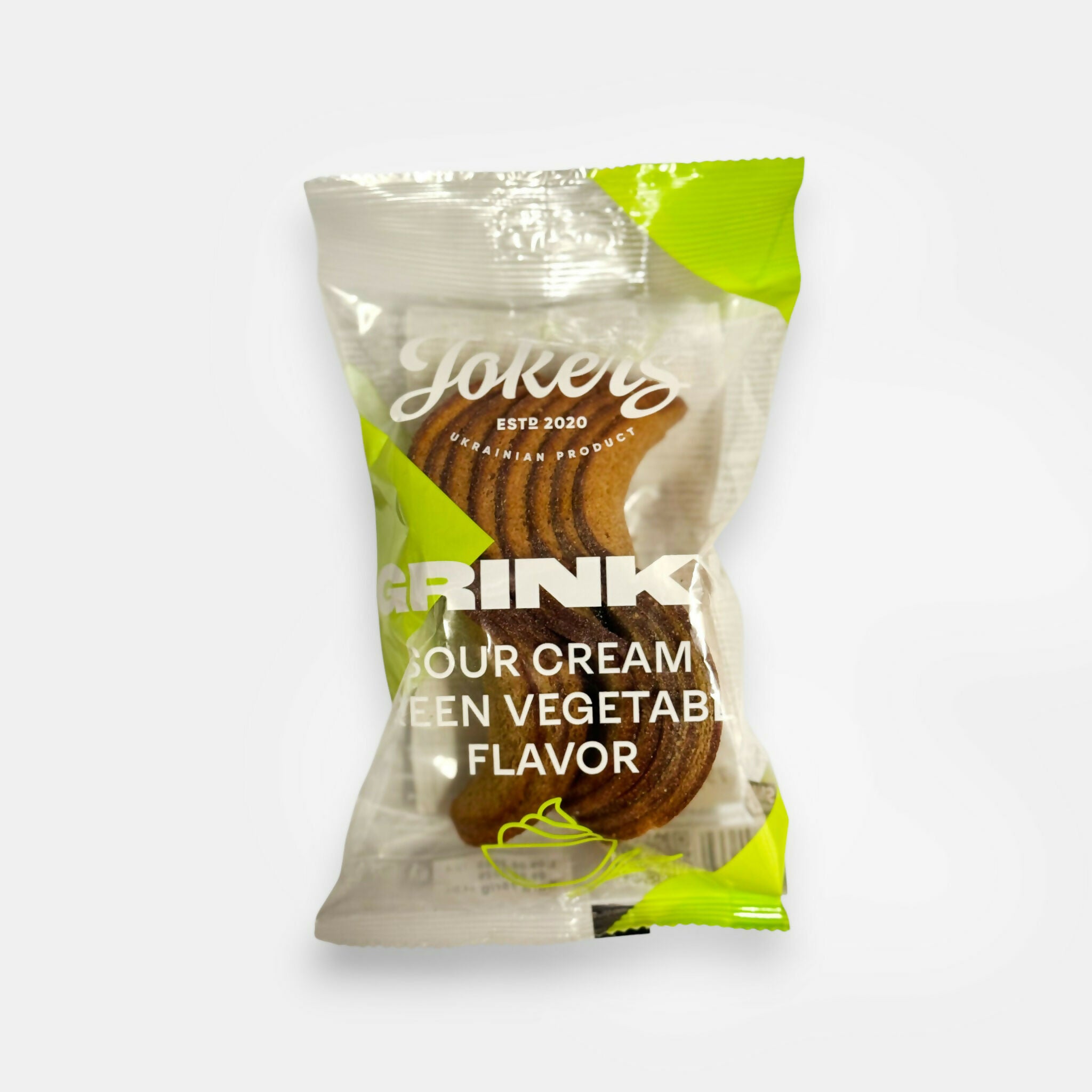 Croûtons de seigle goût crème et herbes «Jokers» 75 g, snack d'Europe de l'Est