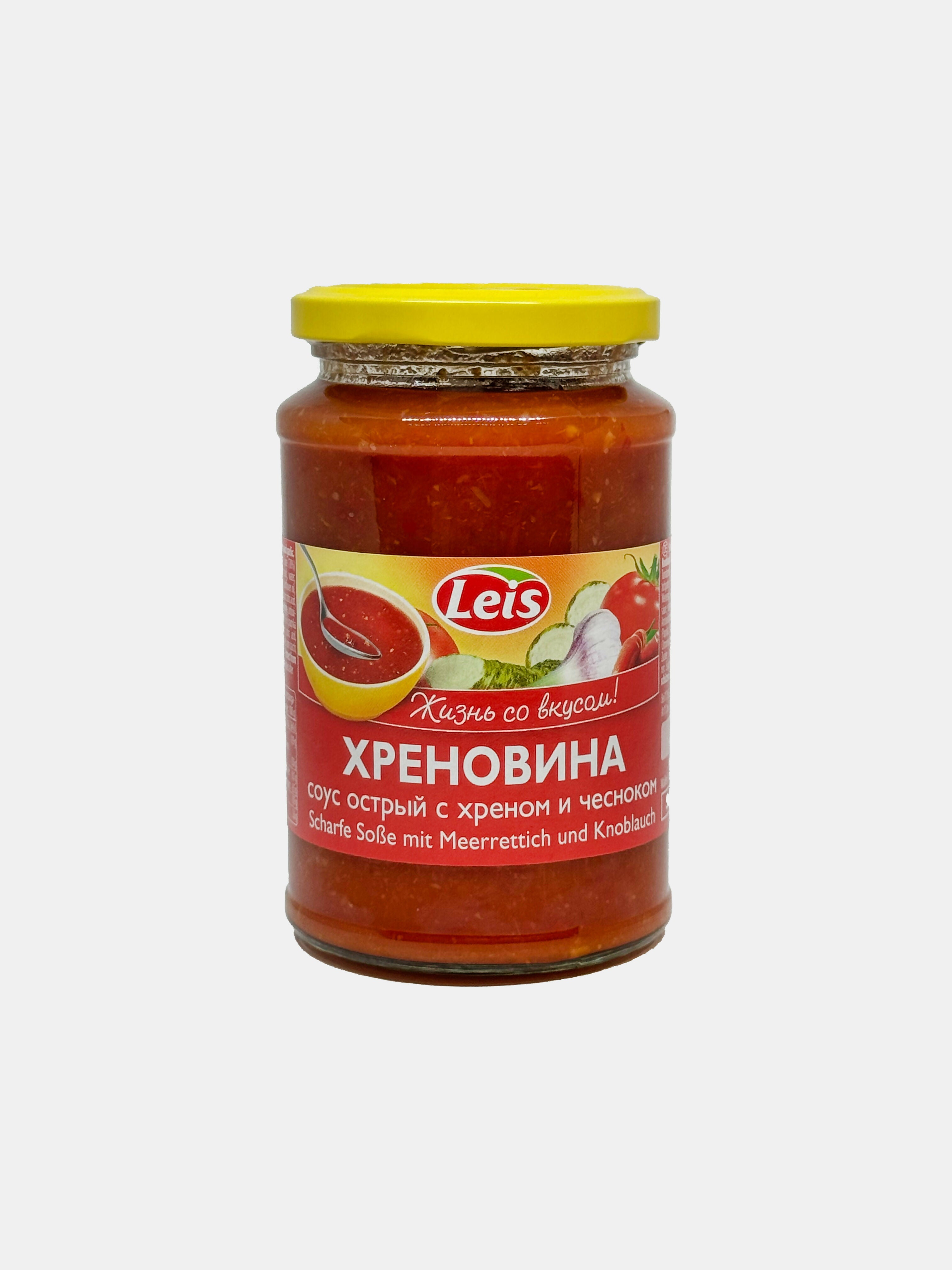 Sauce piquante au raifort et à l’ail «Khrenovina», «Leis», 370 g