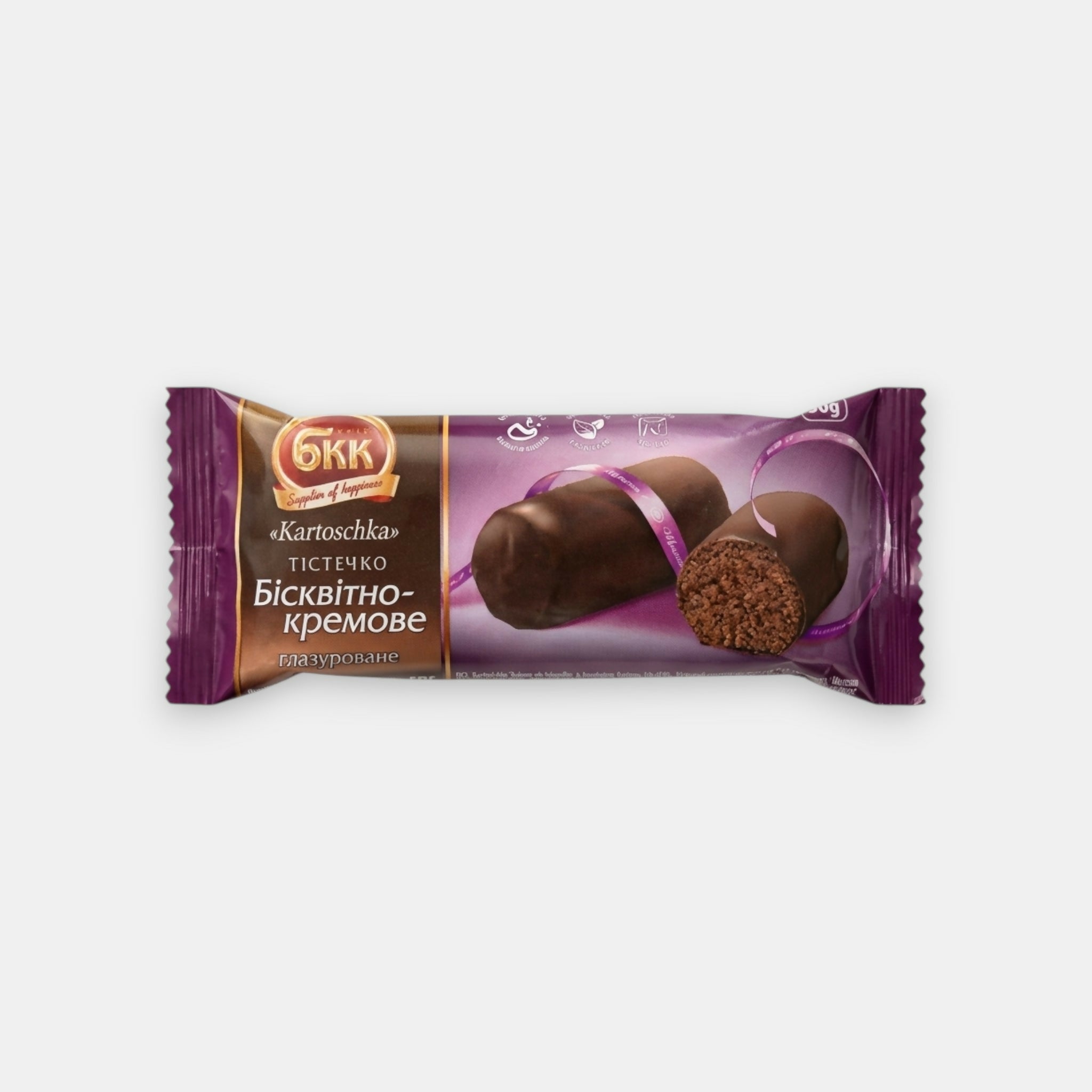Gâteau «Kartoshka» surgelé, «BKK», 50 g