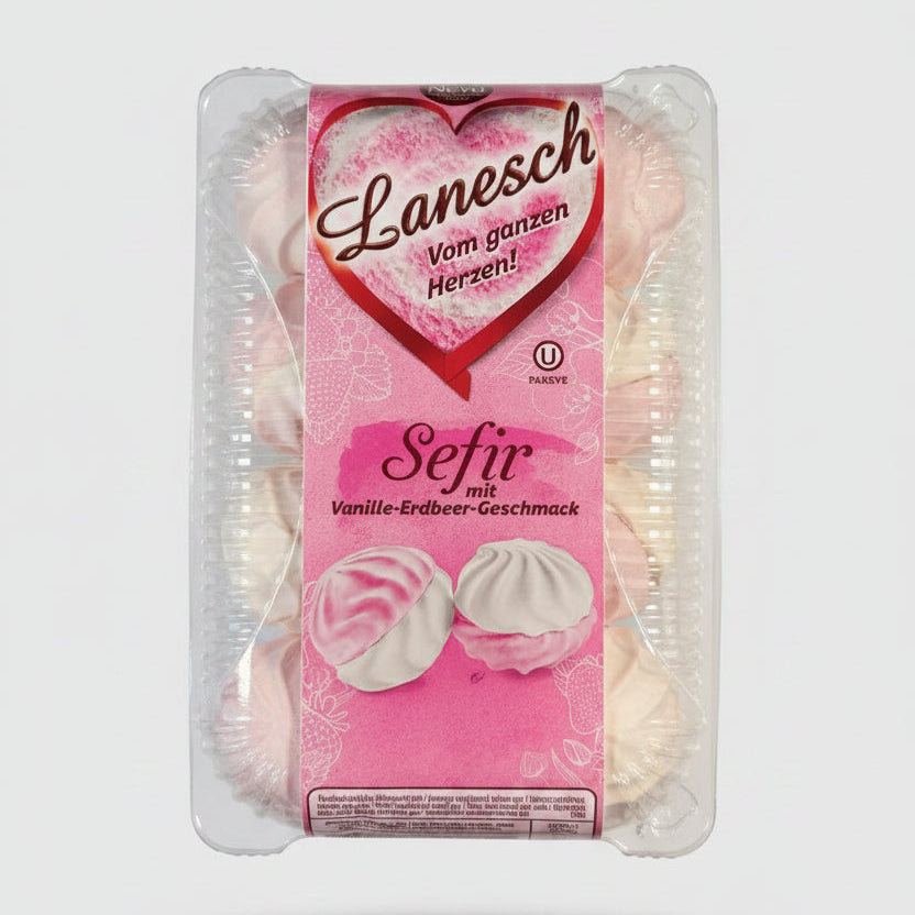 Guimauve rose et blanche Lanesch 420 g, confiserie d'Europe de l'Est, épicerie slave en ligne