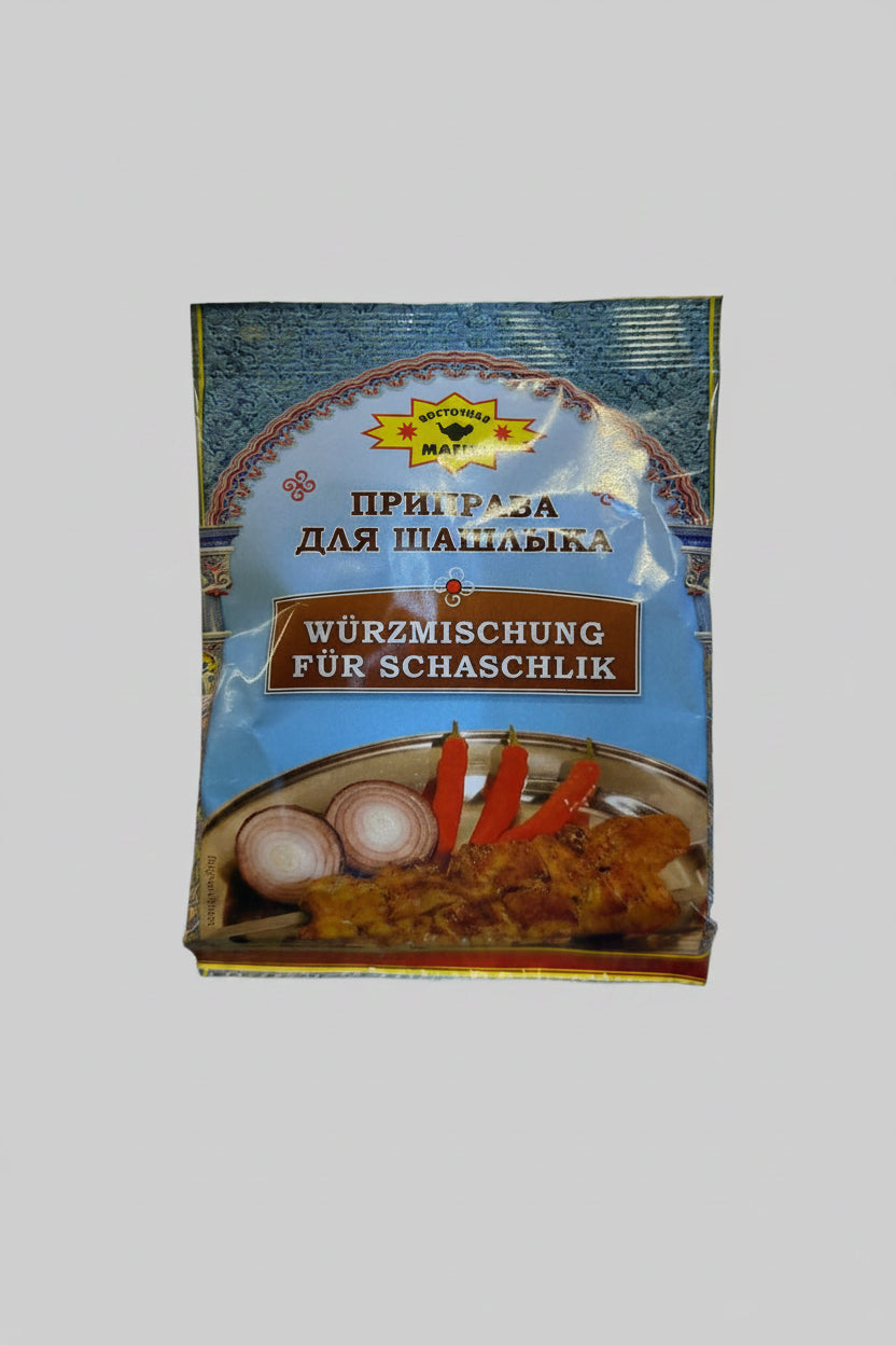 Assaisonnement pour barbecue Magija Wostoka 50 g, mélange d'épices d'Europe de l'Est pour grillades