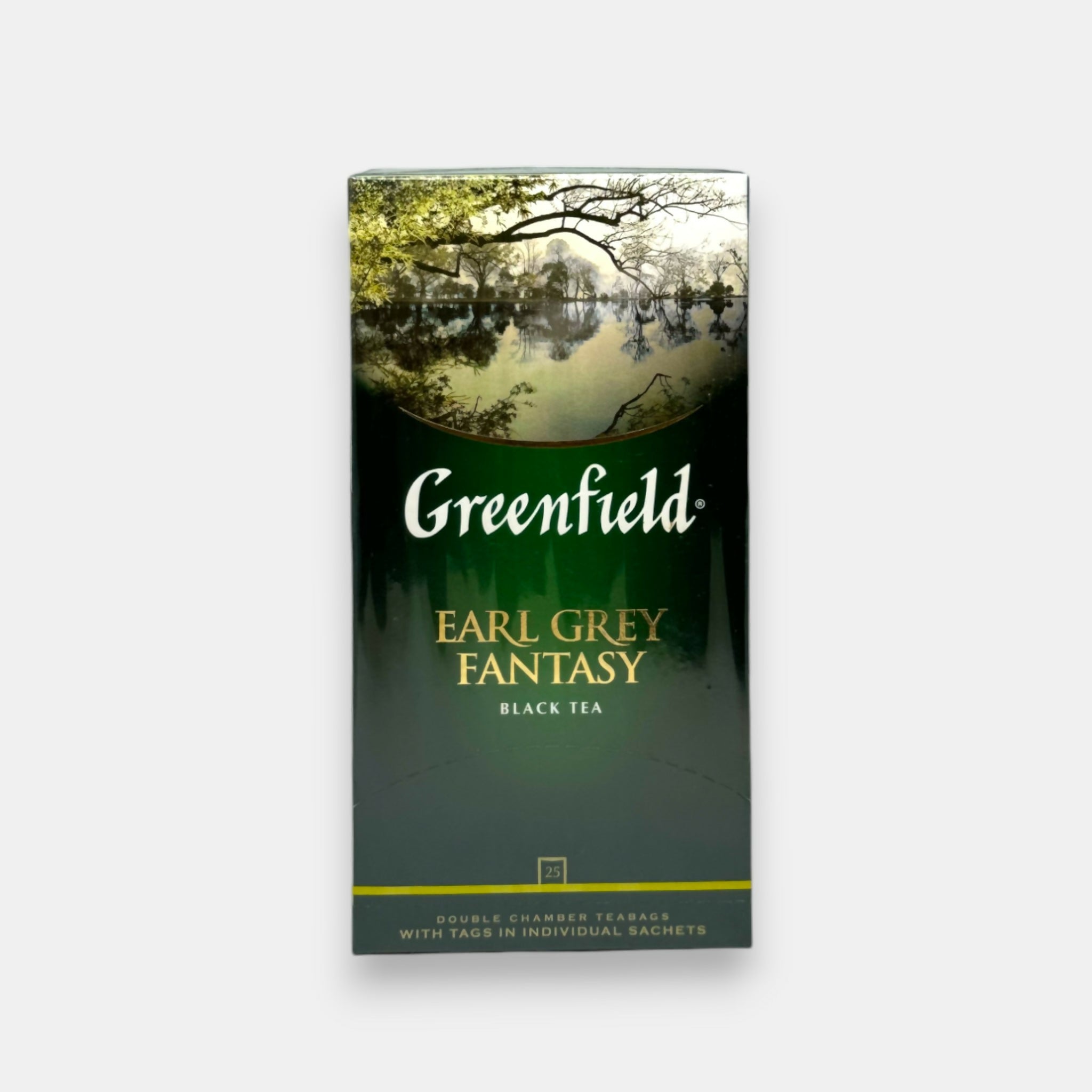 Thé noir à la bergamote, «Earl grey fantasy», «Greenfield», 25 sachets