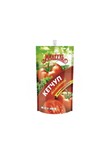 Ketchup à la tomate «Makheev» 300 g en bouteille souple, épicerie d'Europe de l'Est