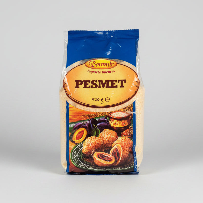 Chapelure fine dorée Boromir 500 g en sachet, épicerie d'Europe de l'Est