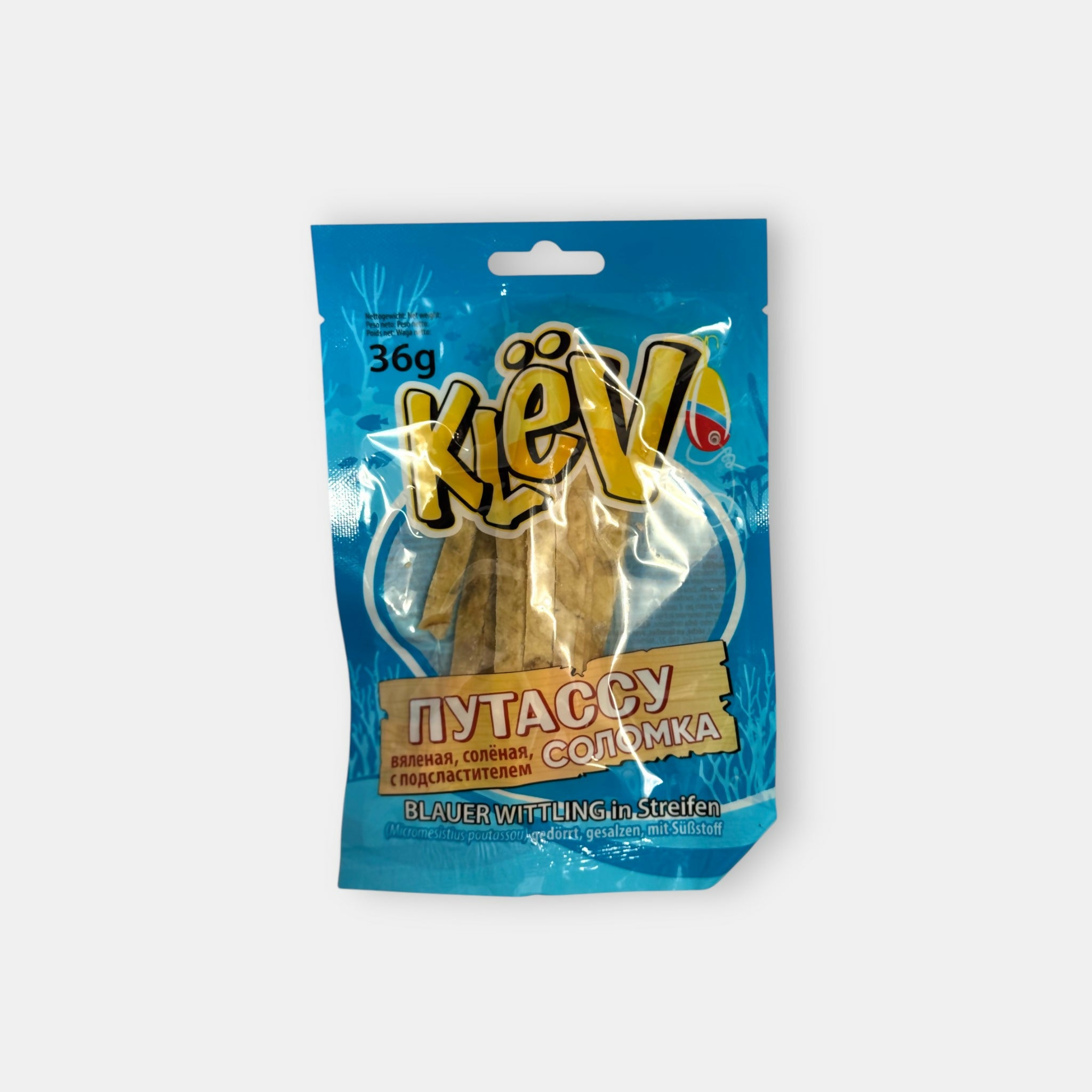 Poisson séché «Klyov» – emballage de 36 g, spécialité slave