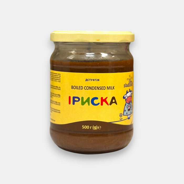 Lait concentré bouilli « Iriska », « Sladosvit », 500 g