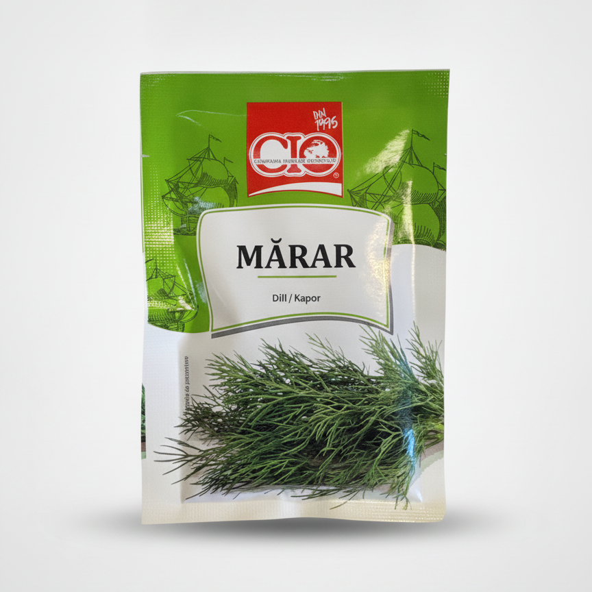 Sachet d'aneth séché CIO 10 g, épicerie slave, Mărar / Dill