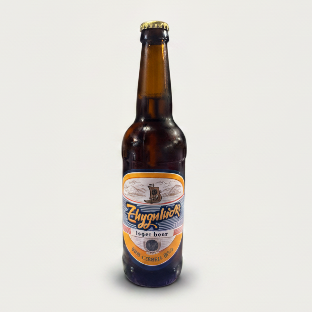 Bouteille de bière lager ukrainienne Zhygulivske 500 ml, épicerie slave Pomo.bio