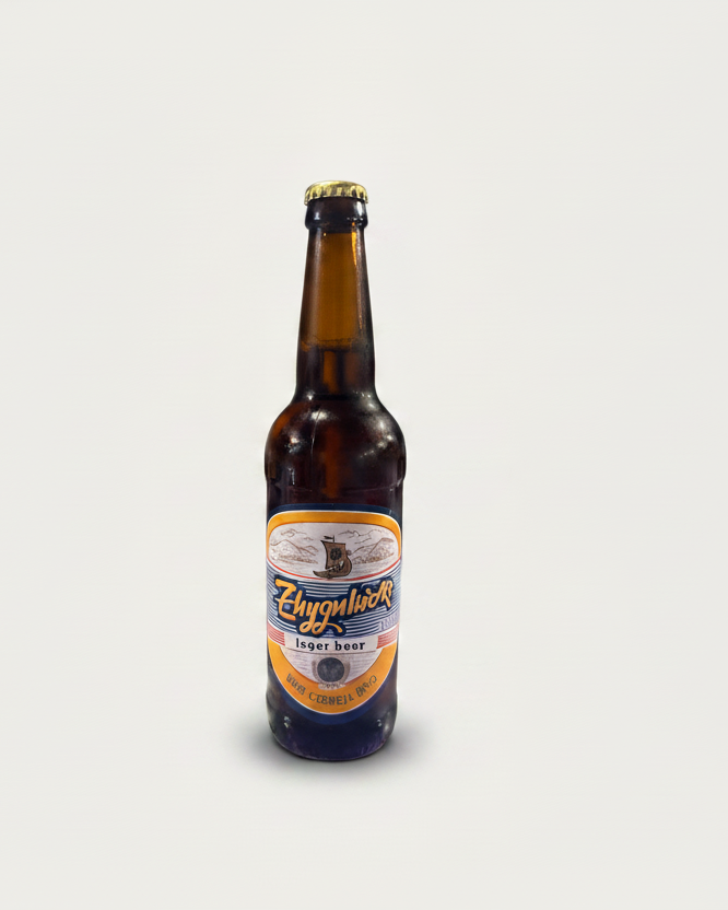 Bouteille de bière lager ukrainienne Zhygulivske 500 ml, épicerie slave Pomo.bio