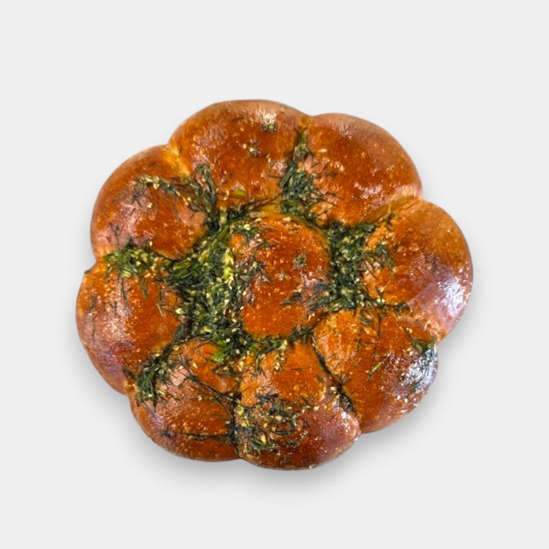 Pampushka moelleuse à l'ail et à l'aneth, 300 g, boulangerie slave